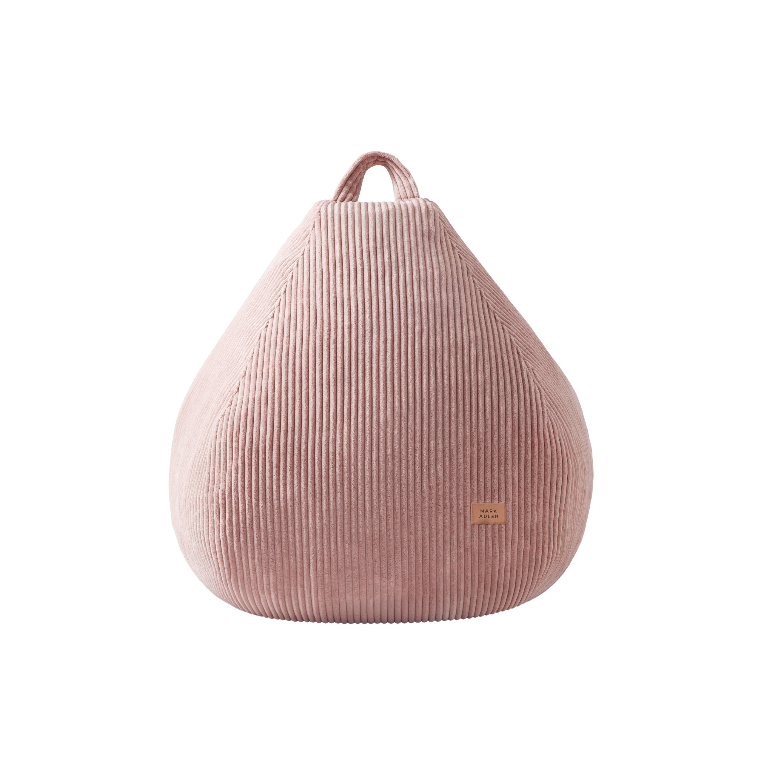 Štruková vaková taburetka, sivá, Mark Adler Comfy 1.0 Pink