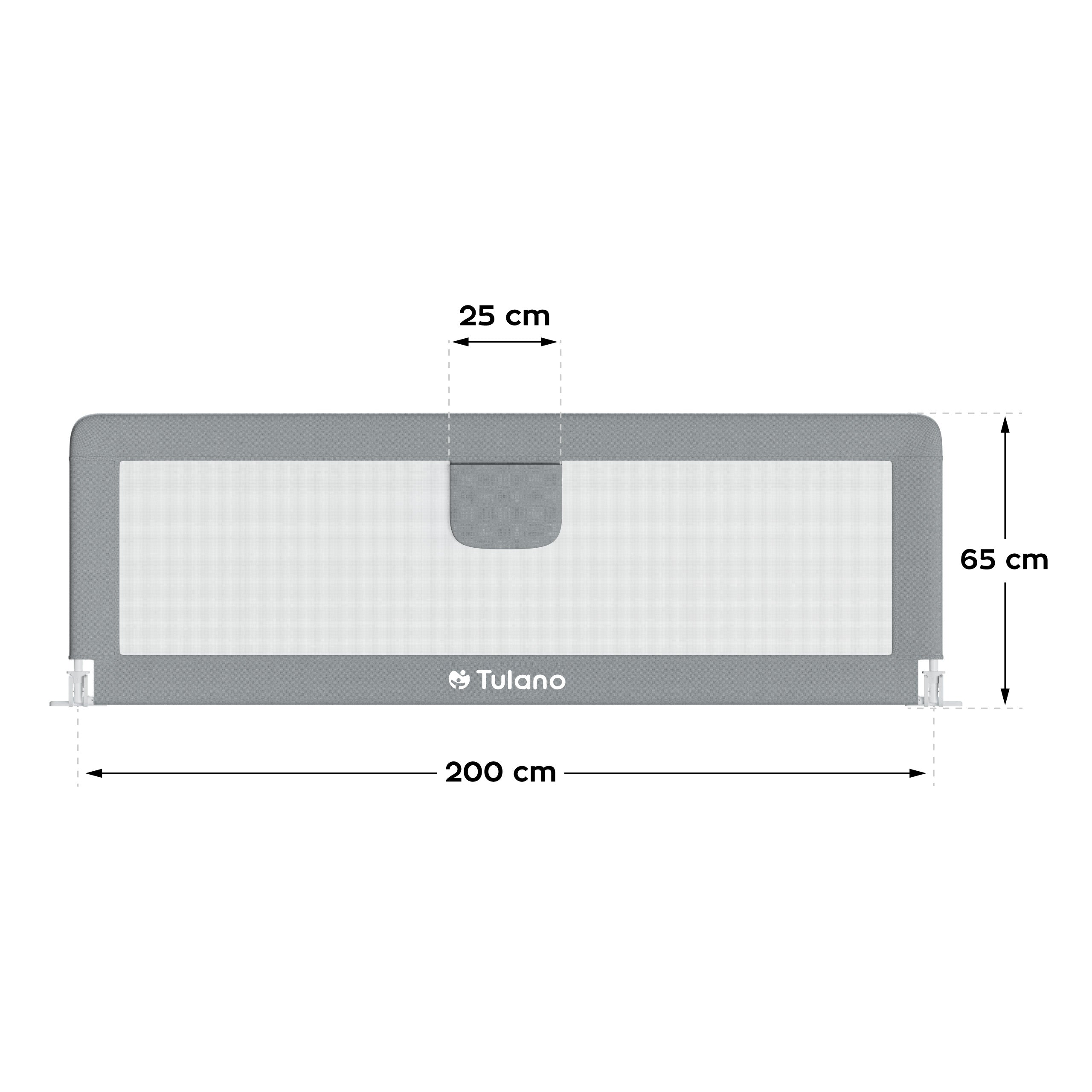 Ochranná zábrana k posteli 200 cm Tulano Cover 20