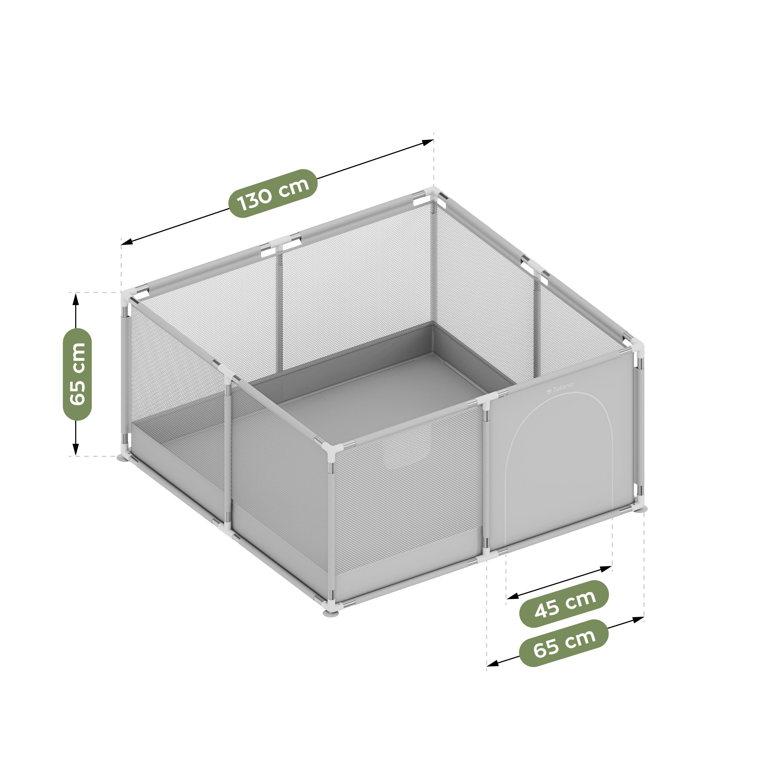 Detský ohrádka TULANO Cozy 20 – 130 cm