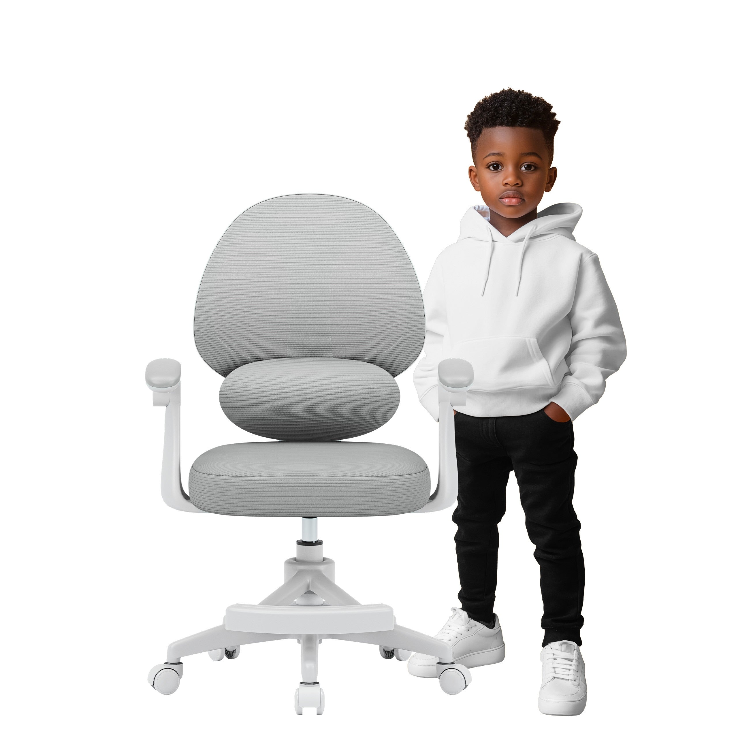 Polohovateľné detské kreslo Mark Adler Junior 4.5 Grey
