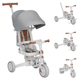 Trojkolesový bicykel Tulano 4 v 1 Noah 35 Grey