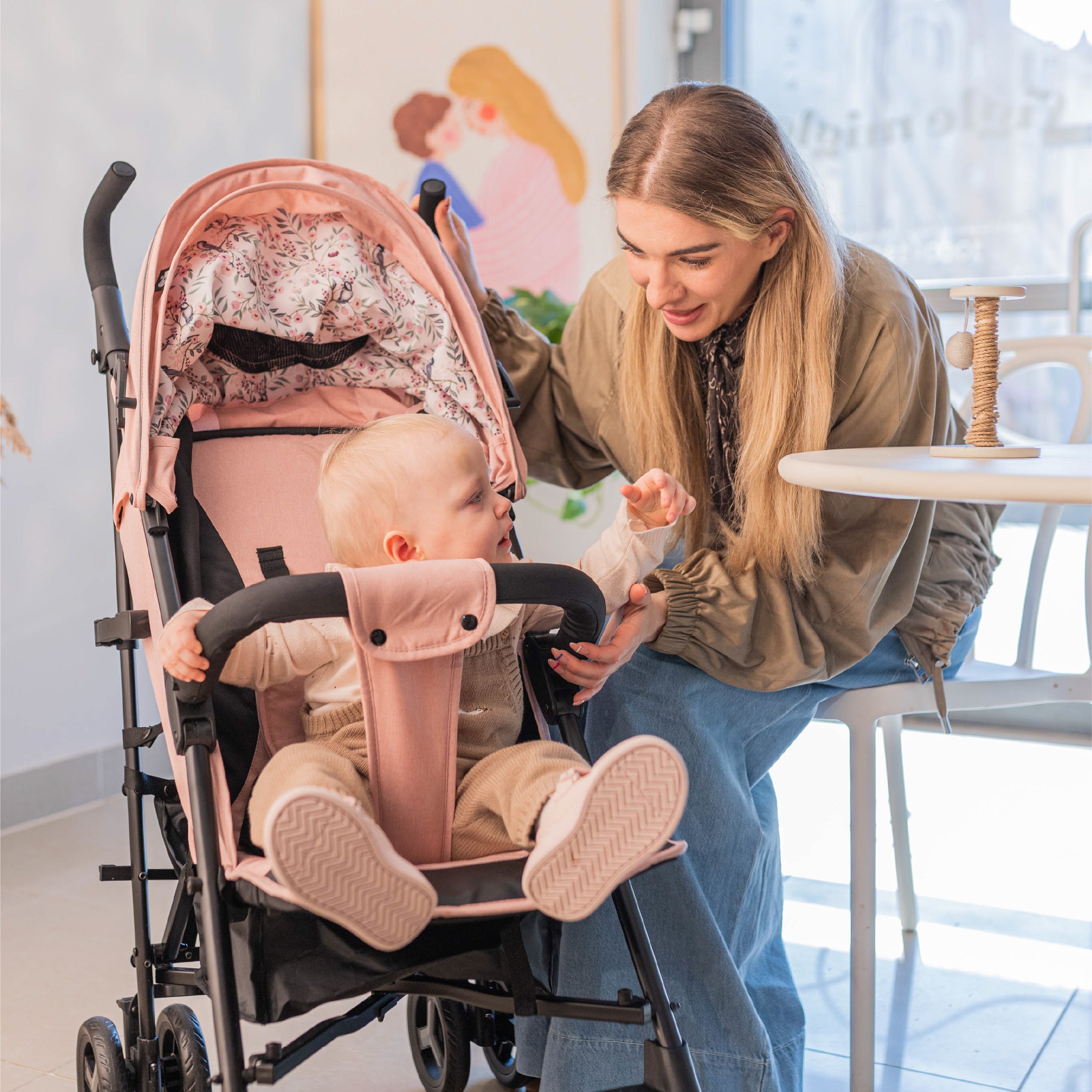 Detský kočík Tulano Davos 35 Pink