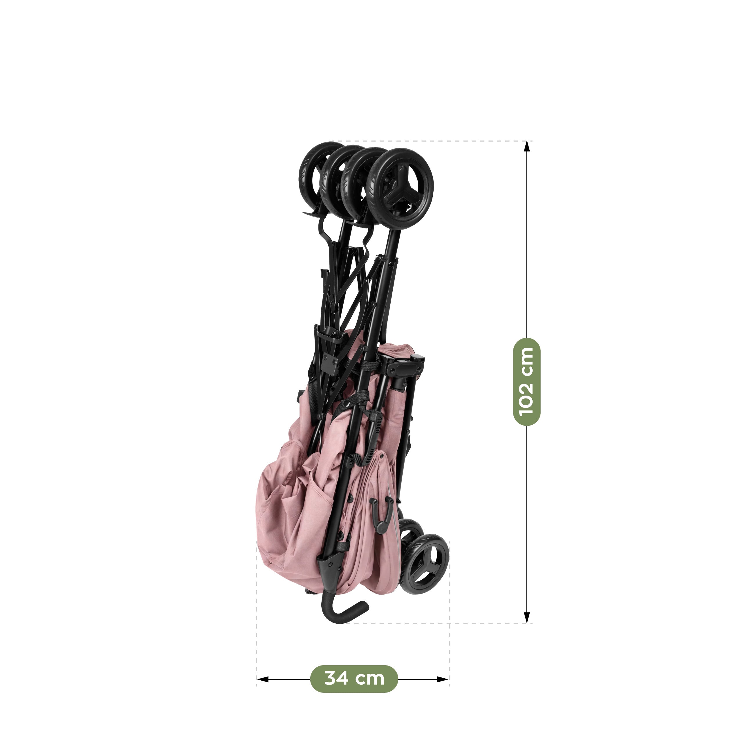 Detský kočík Tulano Davos 35 Pink
