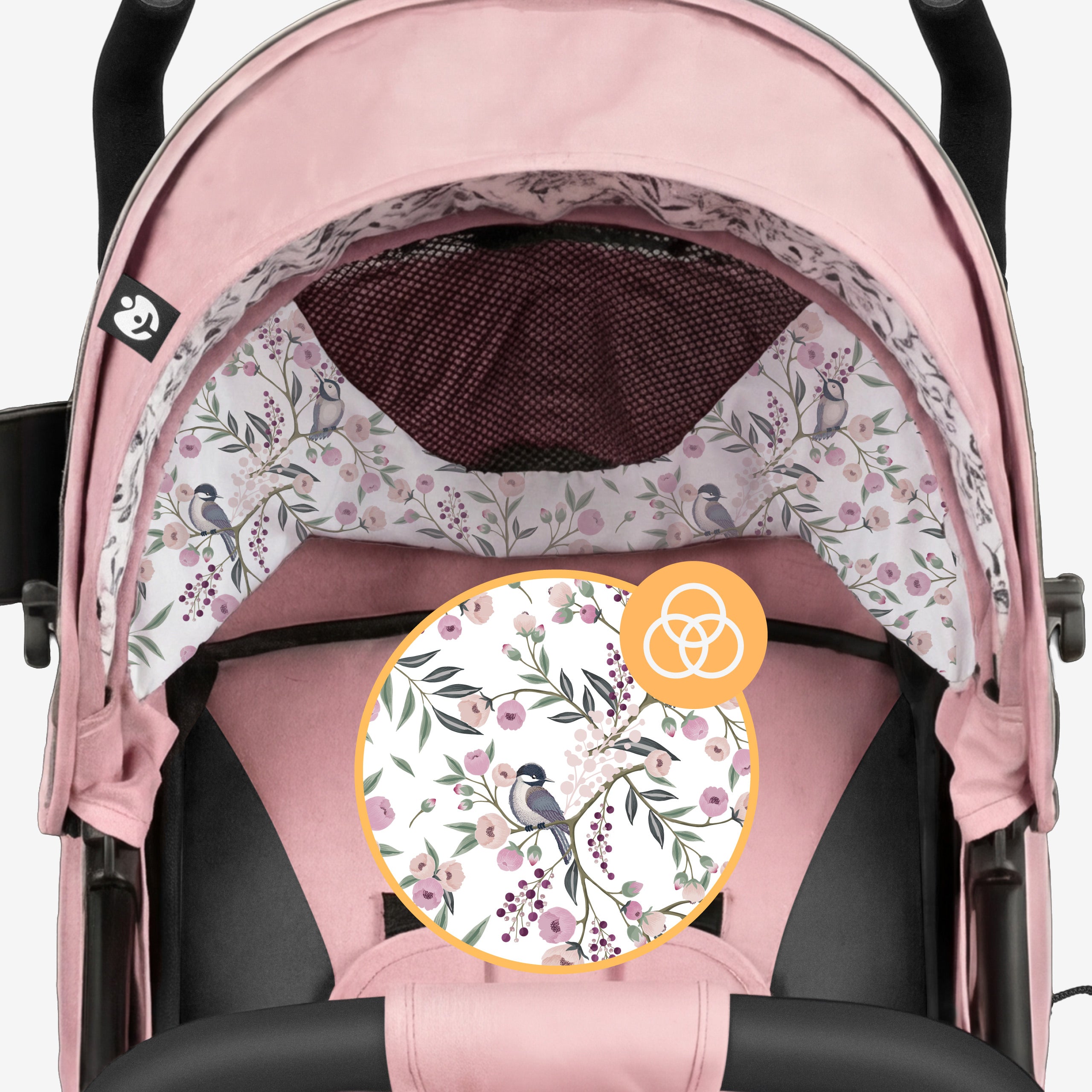 Detský kočík Tulano Davos 35 Pink