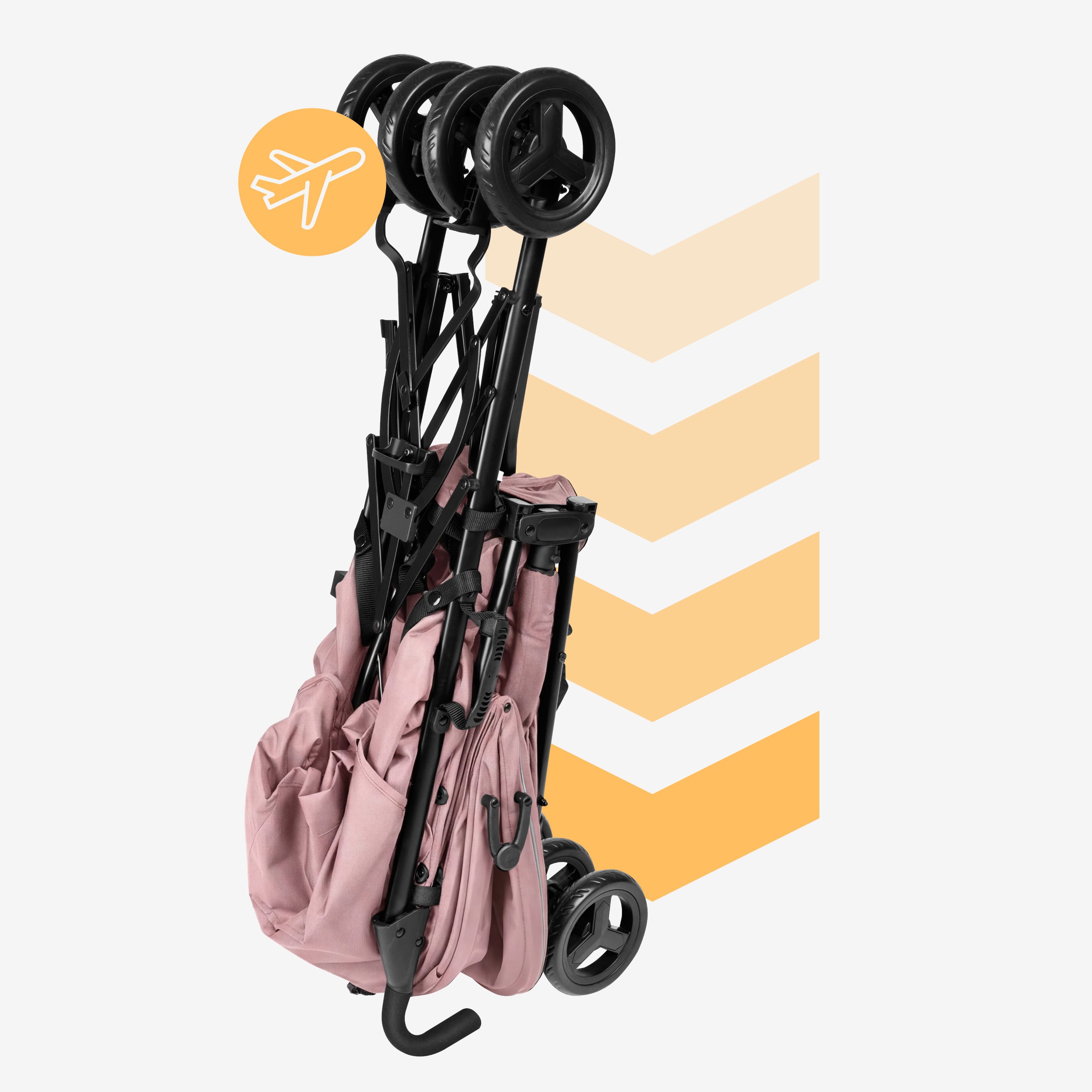 Detský kočík Tulano Davos 35 Pink