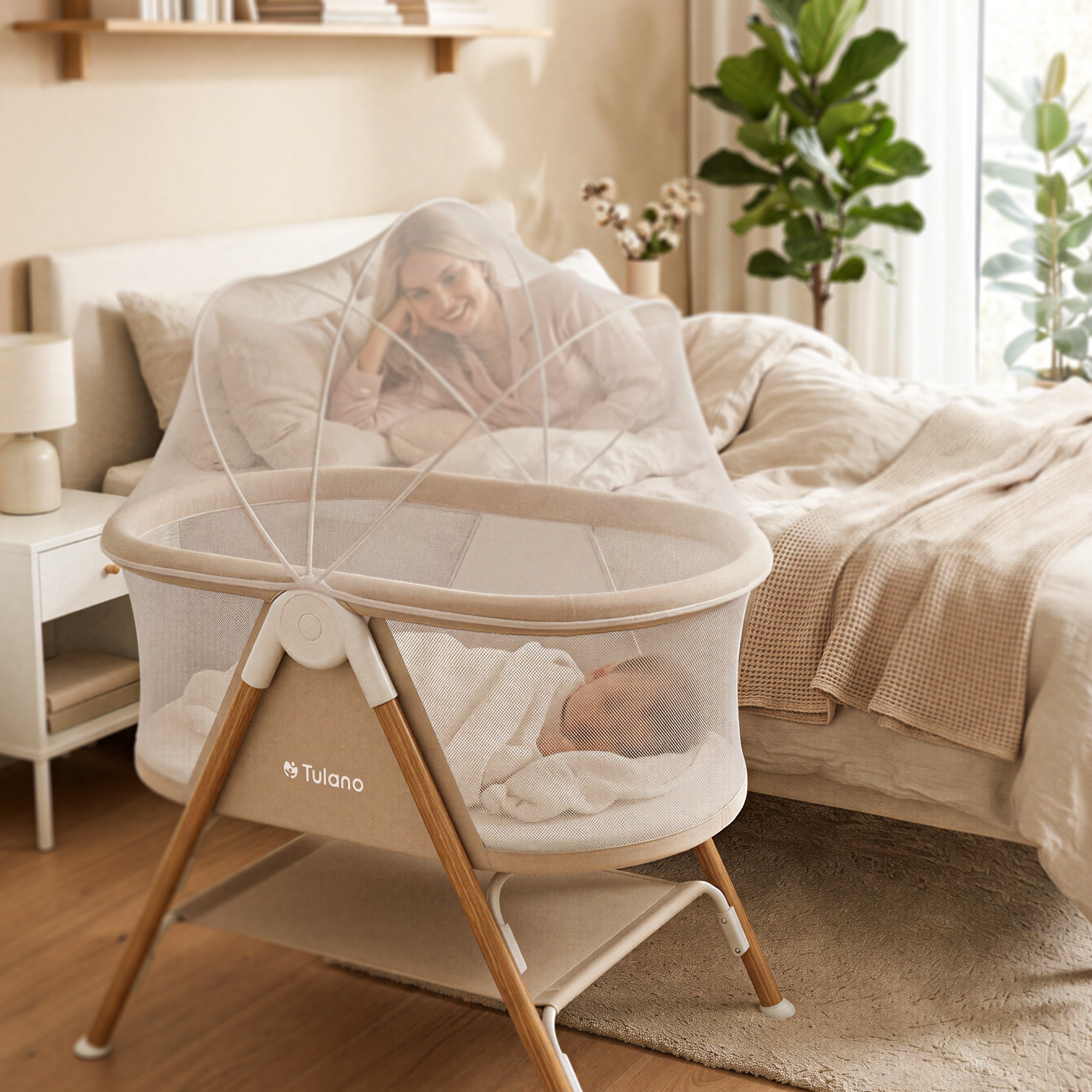 Cestovná detská postieľka Tulano Dream 20 Beige