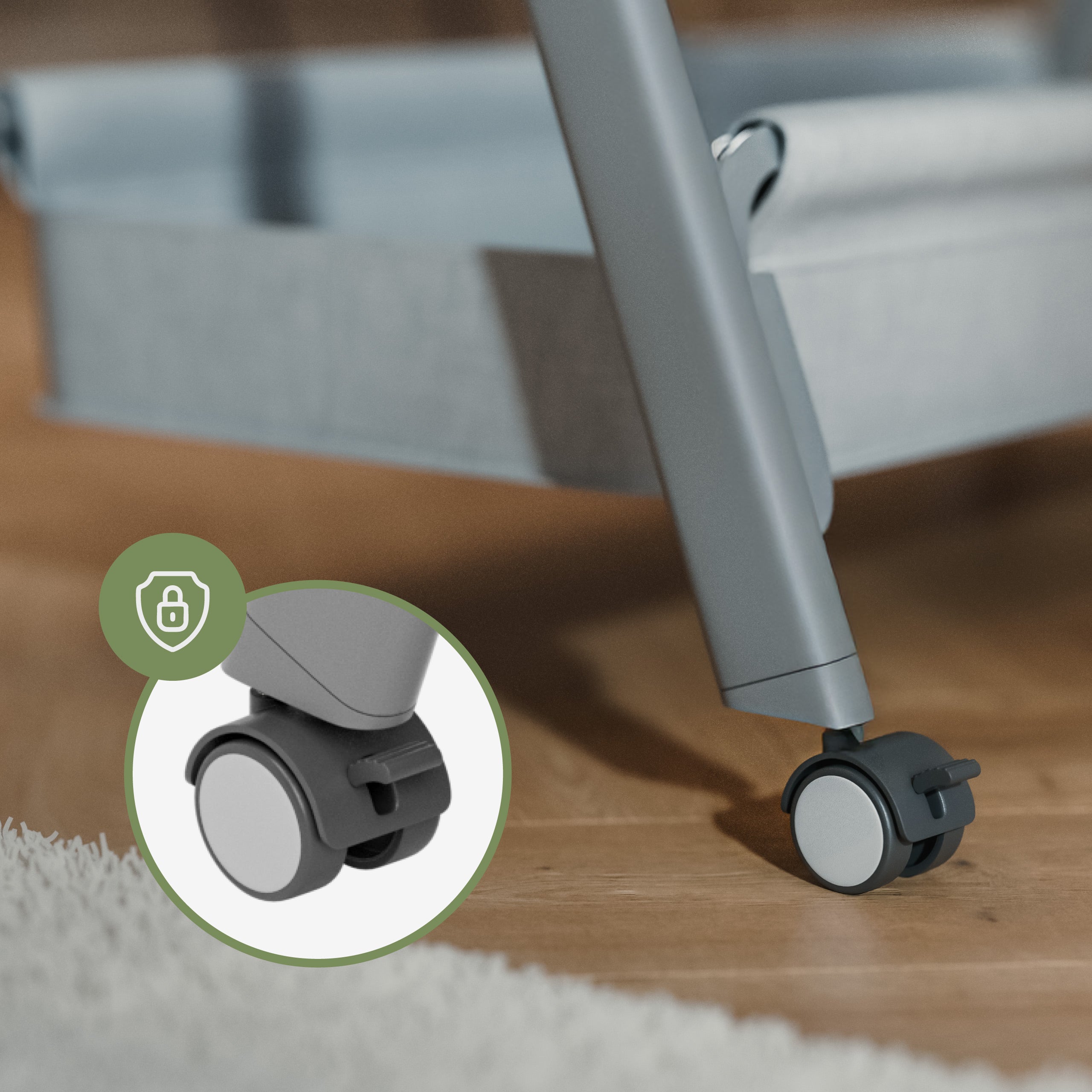 Doplnková detská postieľka 3 v 1 Tulano Dream 50 Light-Grey