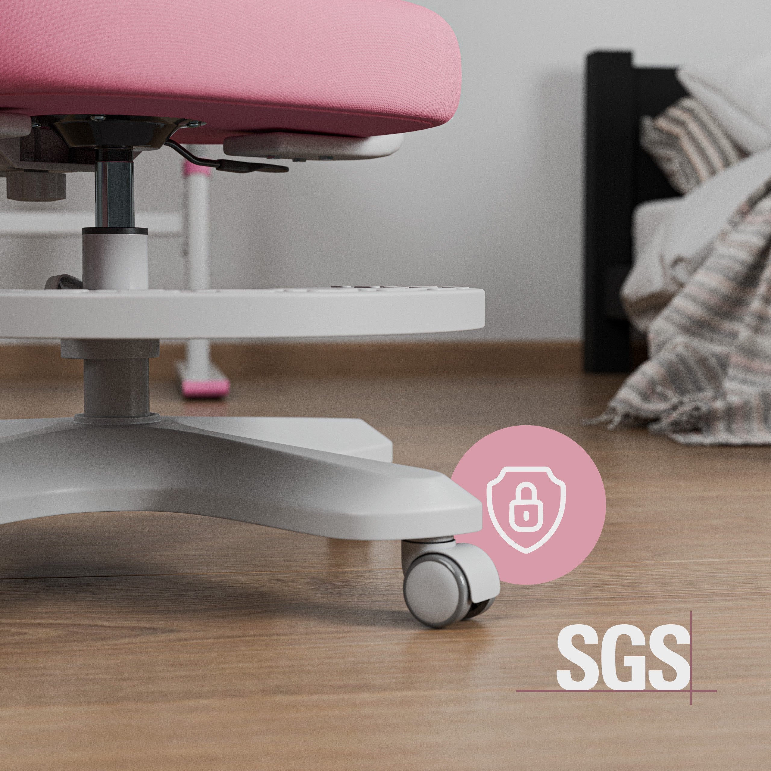 Ergonomické detské kreslo Mark Adler Junior 4.6 Pink