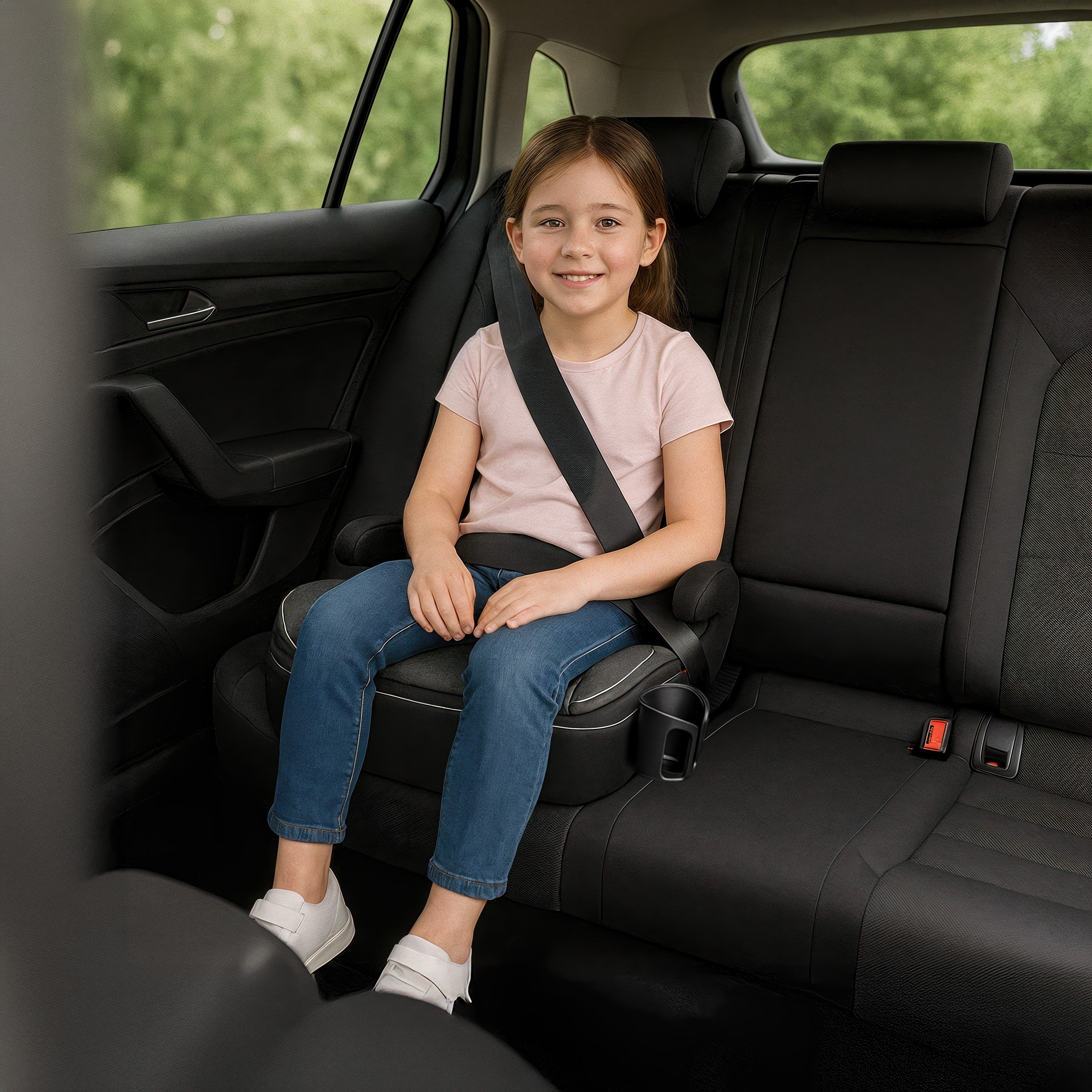 Detská autosedačka s podstavcom Tulano Cabby 30 Grey 125–150 cm I-Size