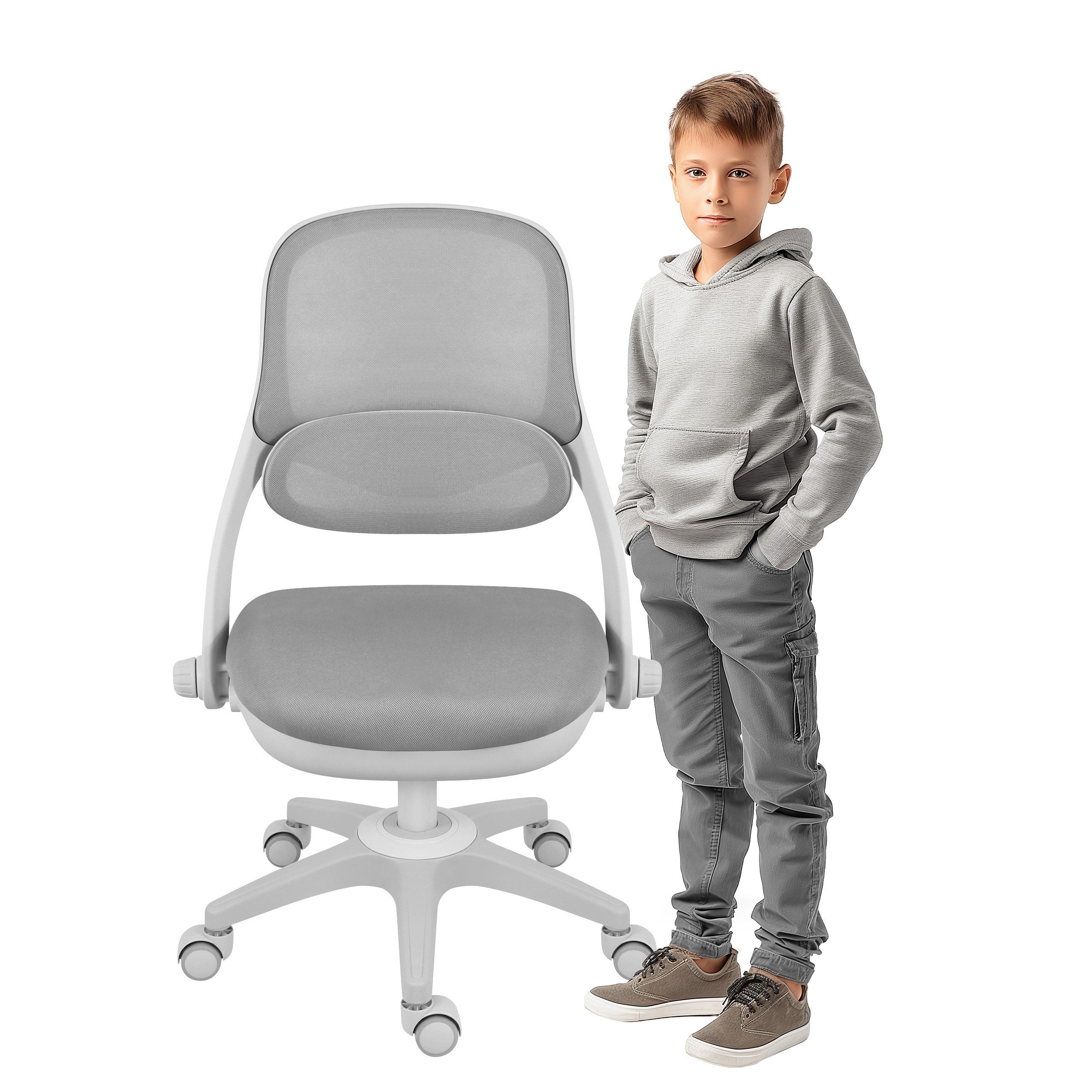 Detské otočné kreslo Mark Adler Junior 4.7 Grey