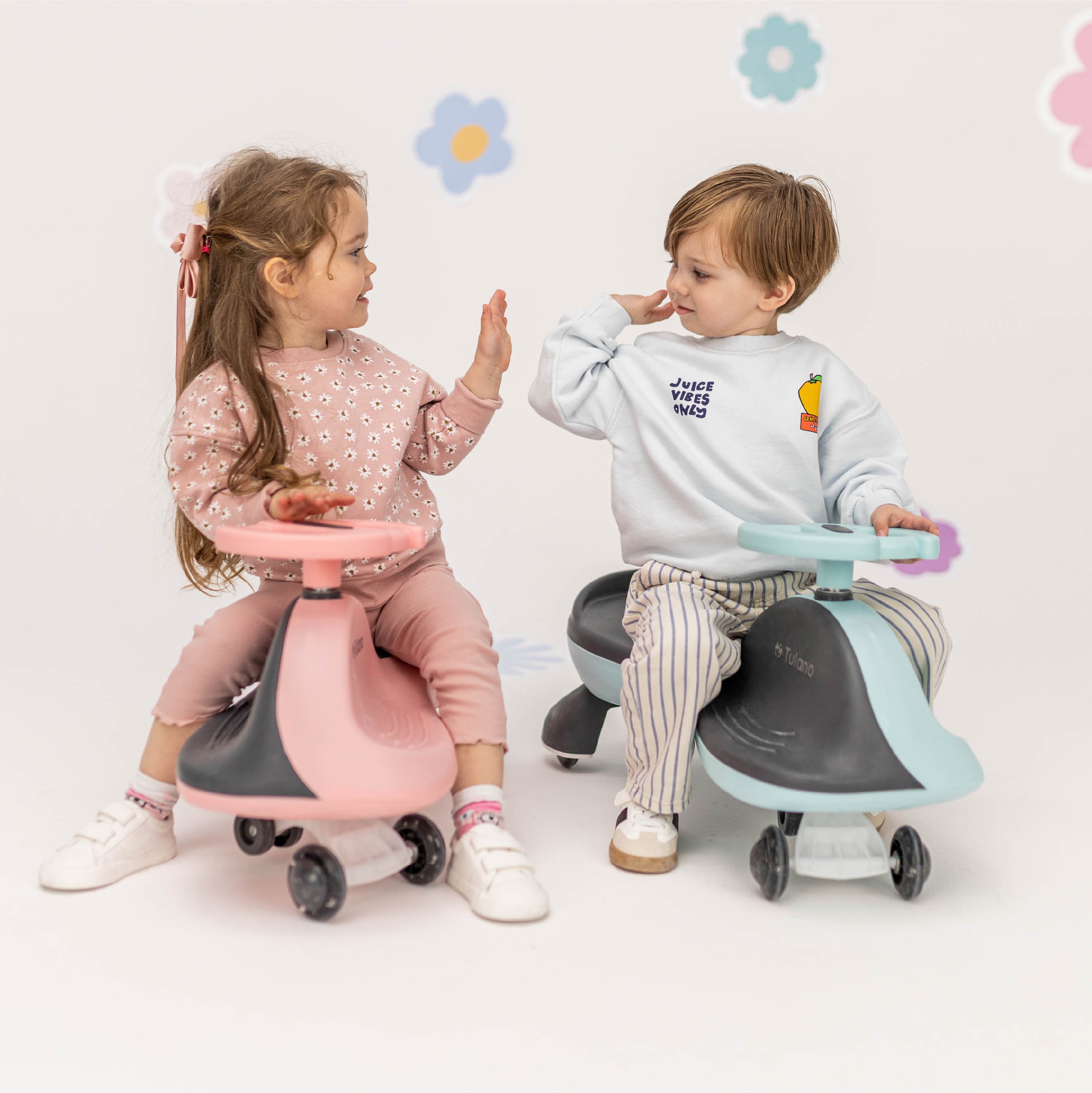 Detská gravitačná jazda s LED osvetlením Tulano Focus 35 Pink