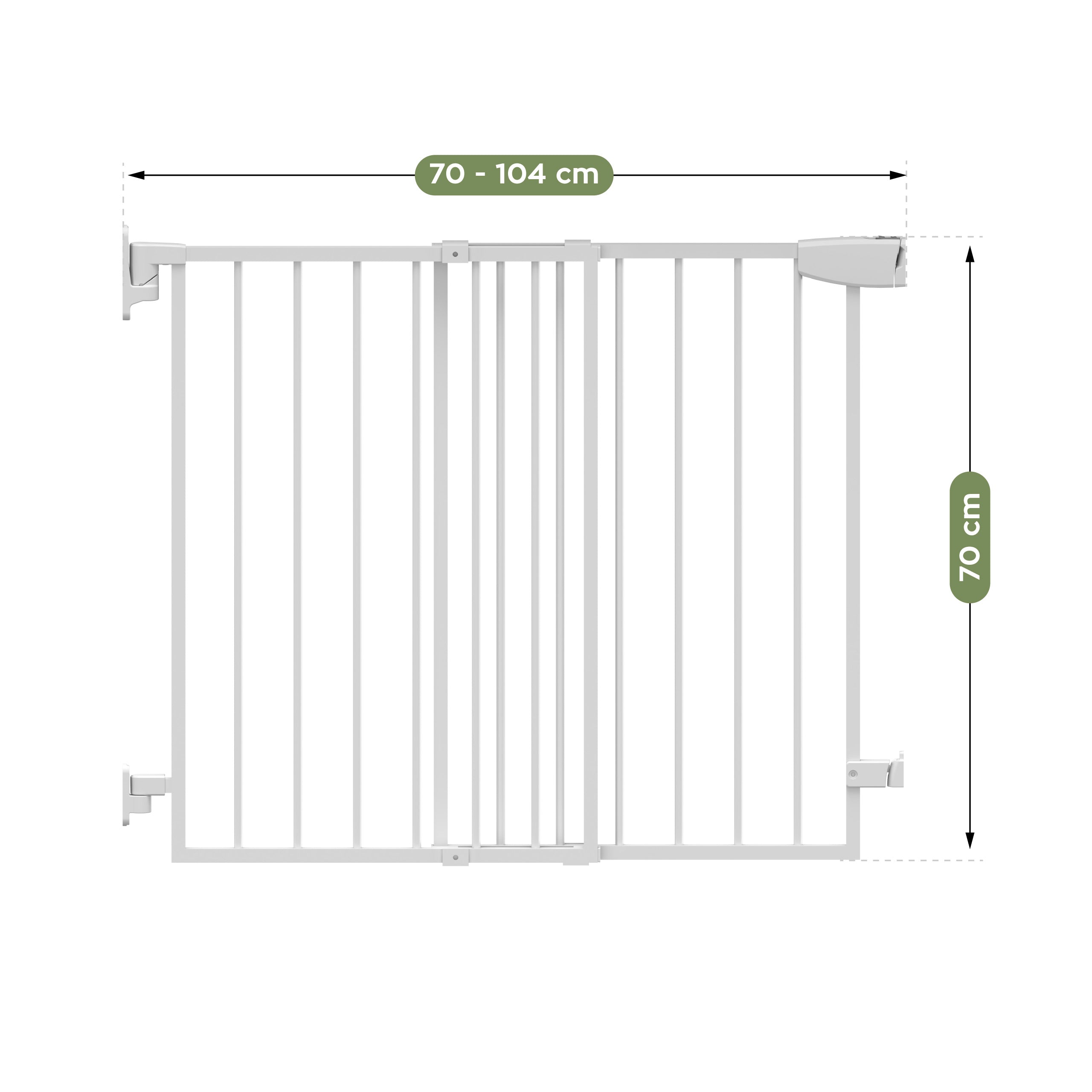 Schodisková zábrana Tulano Guardian 1.0 White