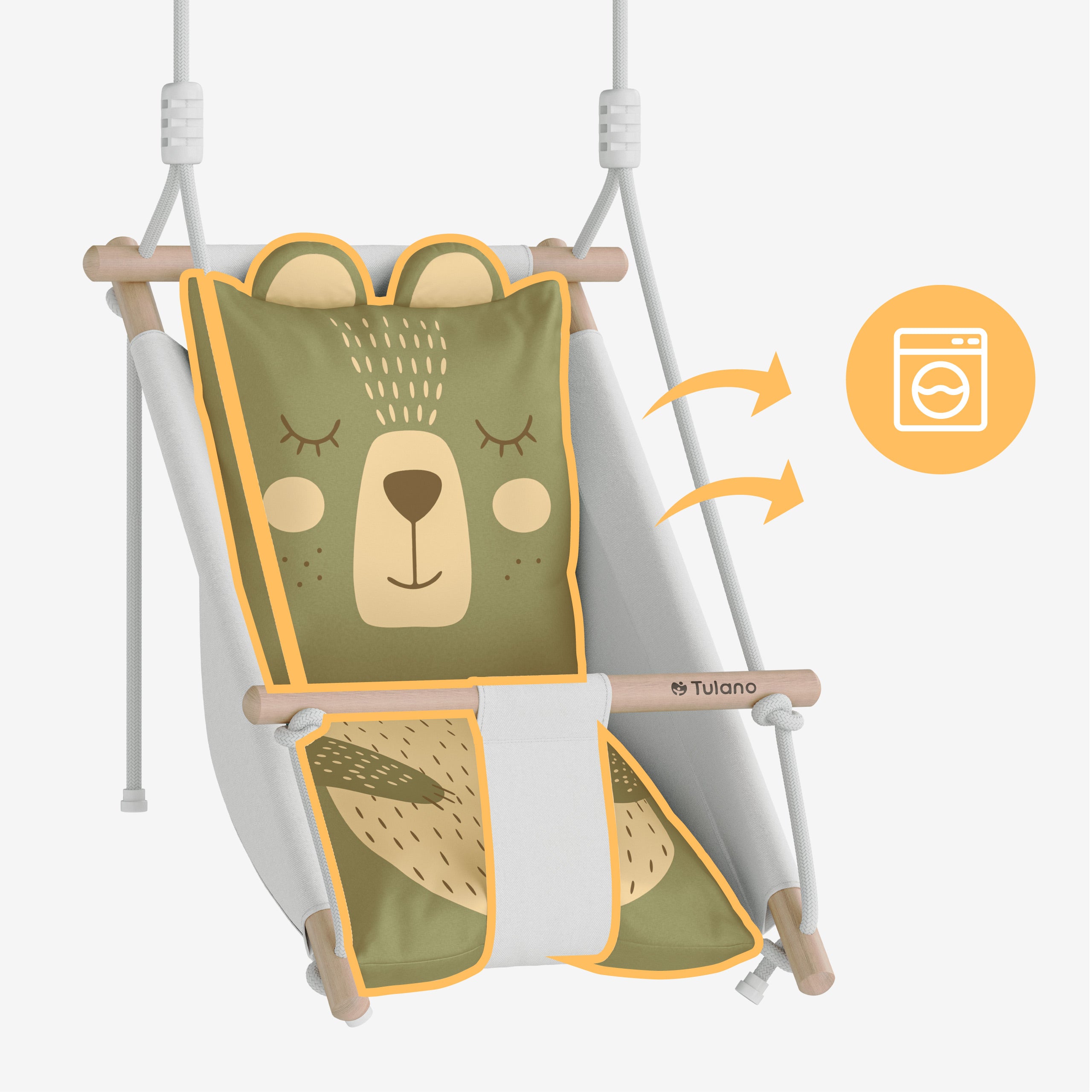 Detská hojdačka Tulano Hop 45 Bear