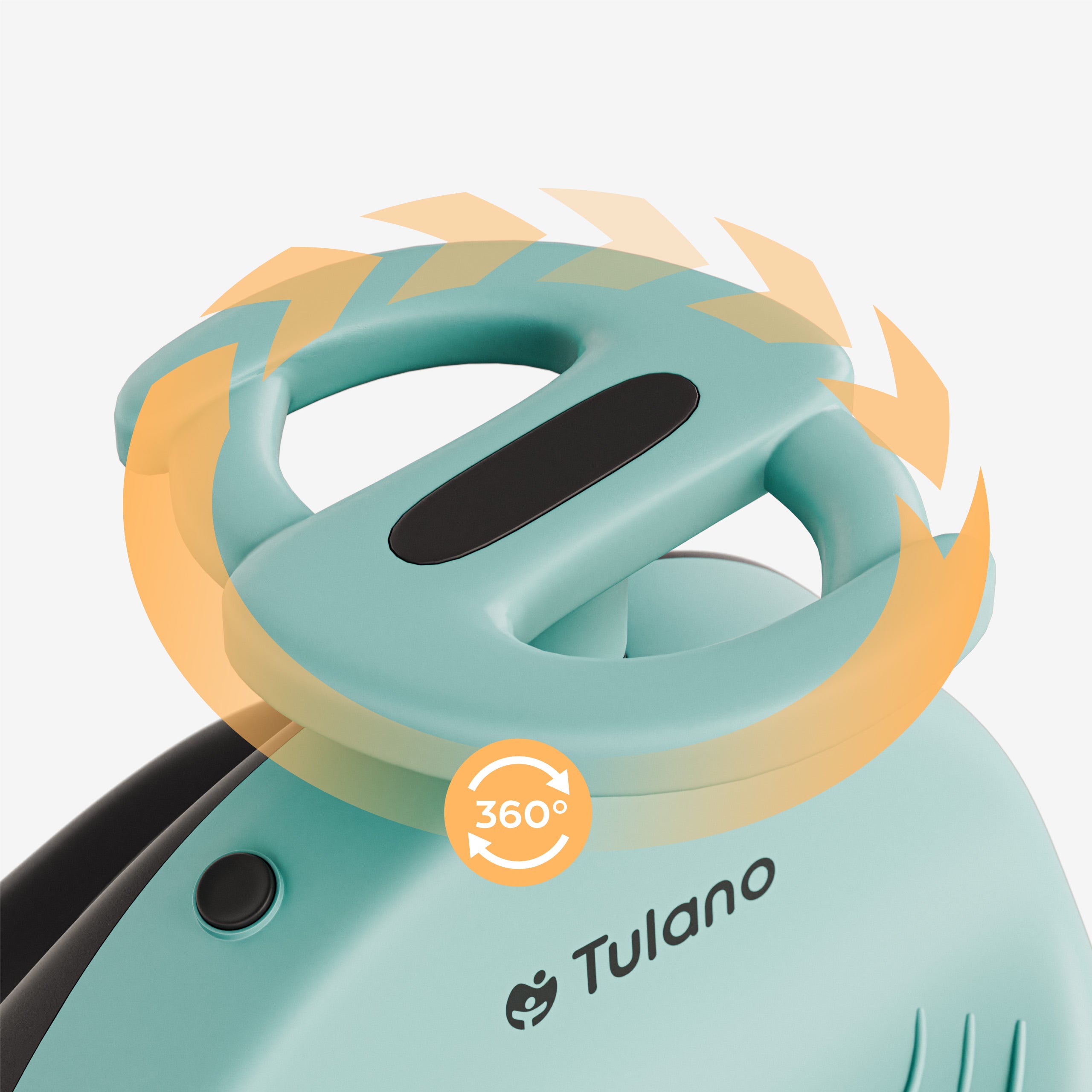 Otočný volant o 360°