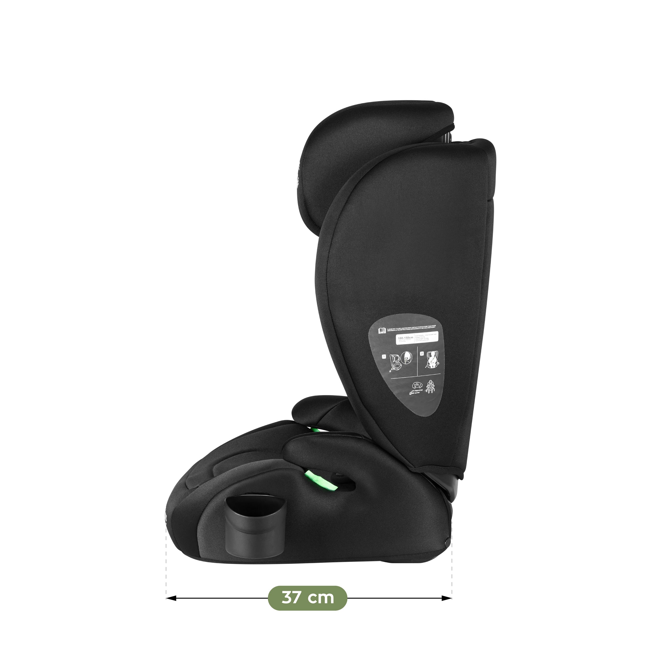 Detská autosedačka Tulano Joy 20 Black 100–150 cm I-size