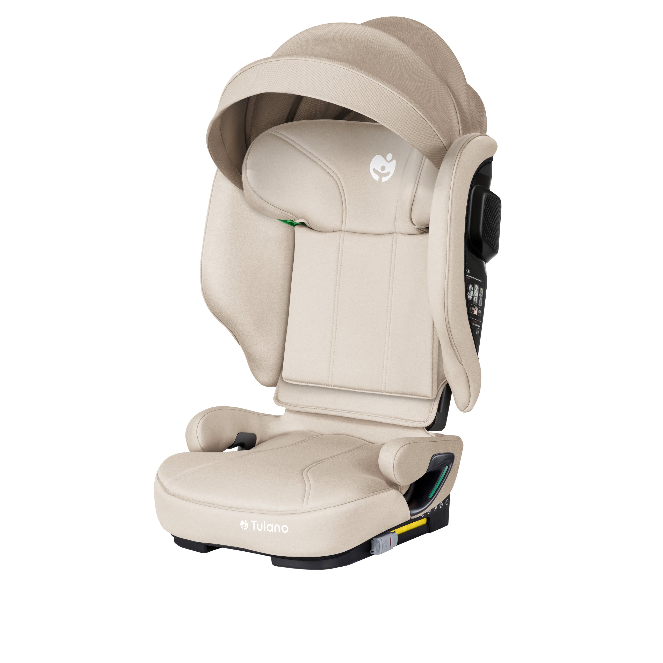Detská autosedačka pre deti s výškou 100 – 150 cm Tulano Joy 55 Beige I-Size