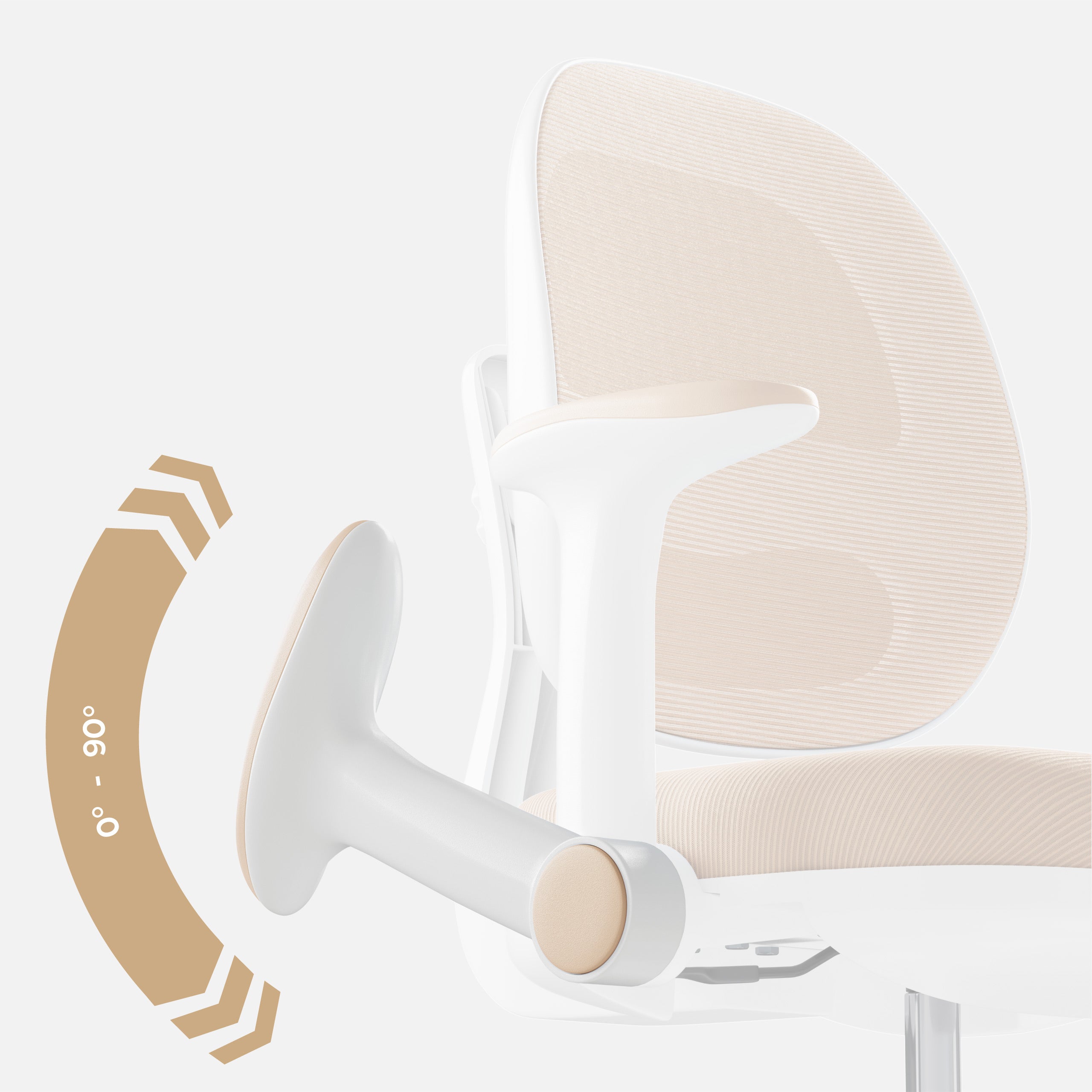 Ergonomická detská stolička k písacímu stolu Mark Adler Junior 3.6 Beige