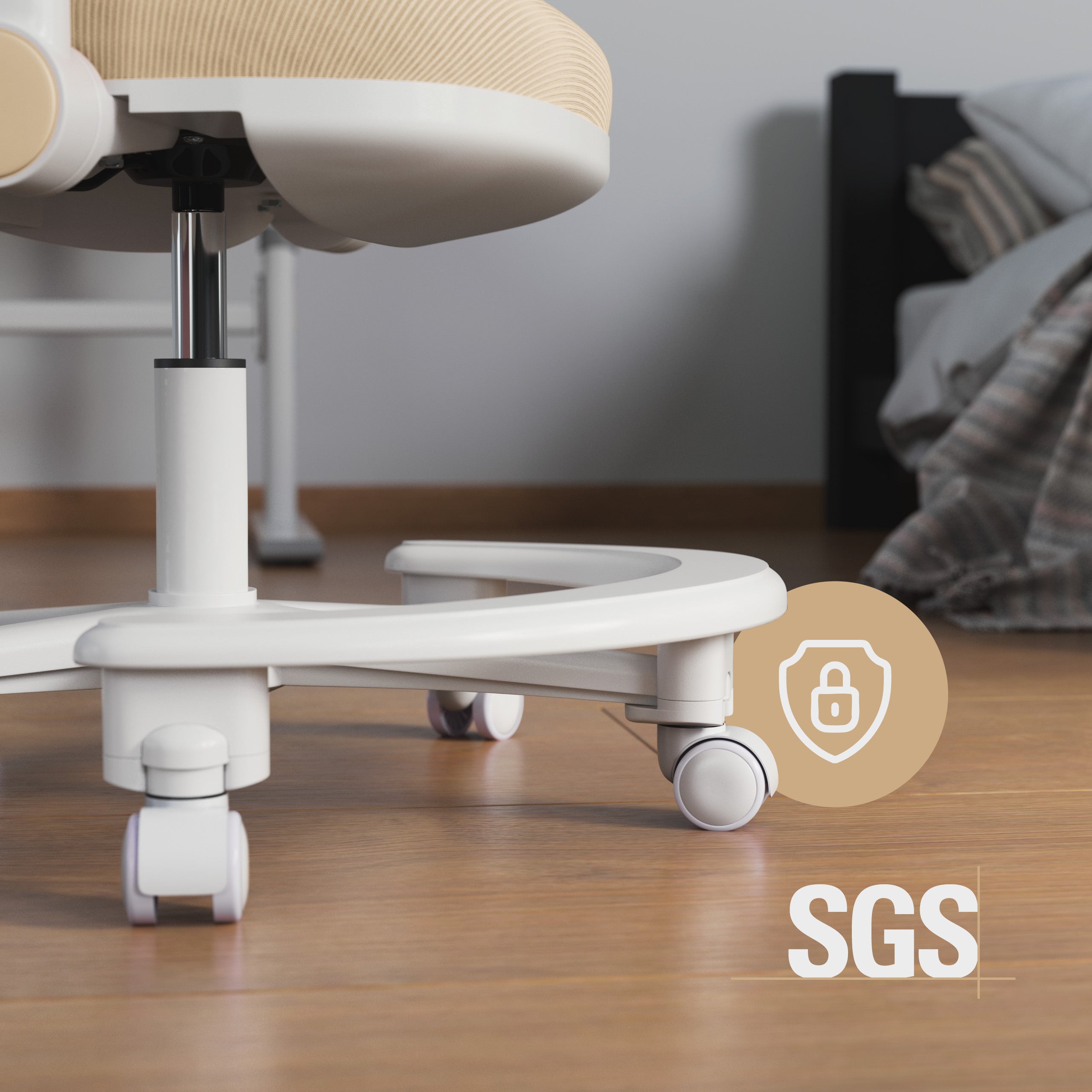 Ergonomická detská stolička k písacímu stolu Mark Adler Junior 3.6 Beige