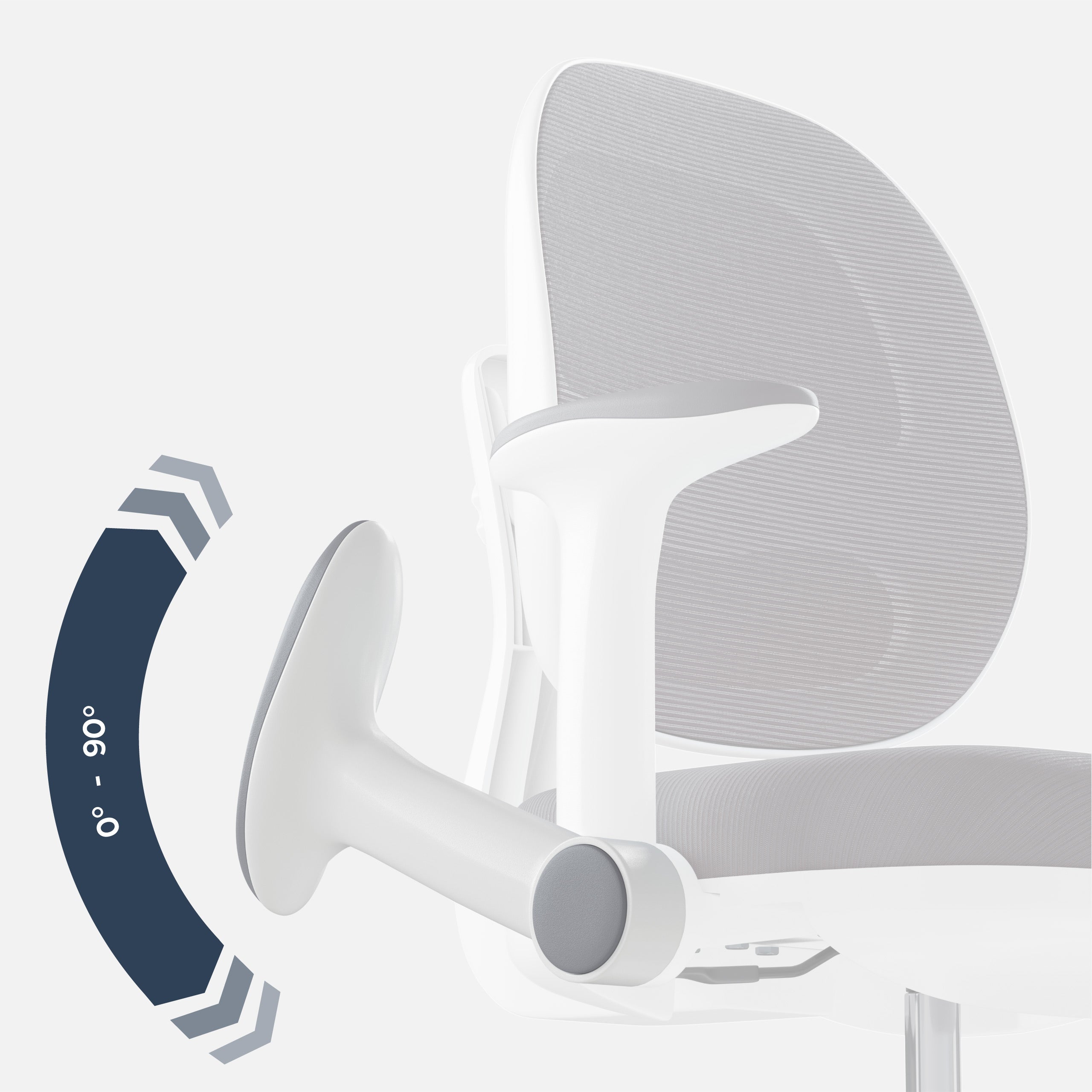 Ergonomická detská kancelárska stolička Mark Adler Junior 3.6 Grey