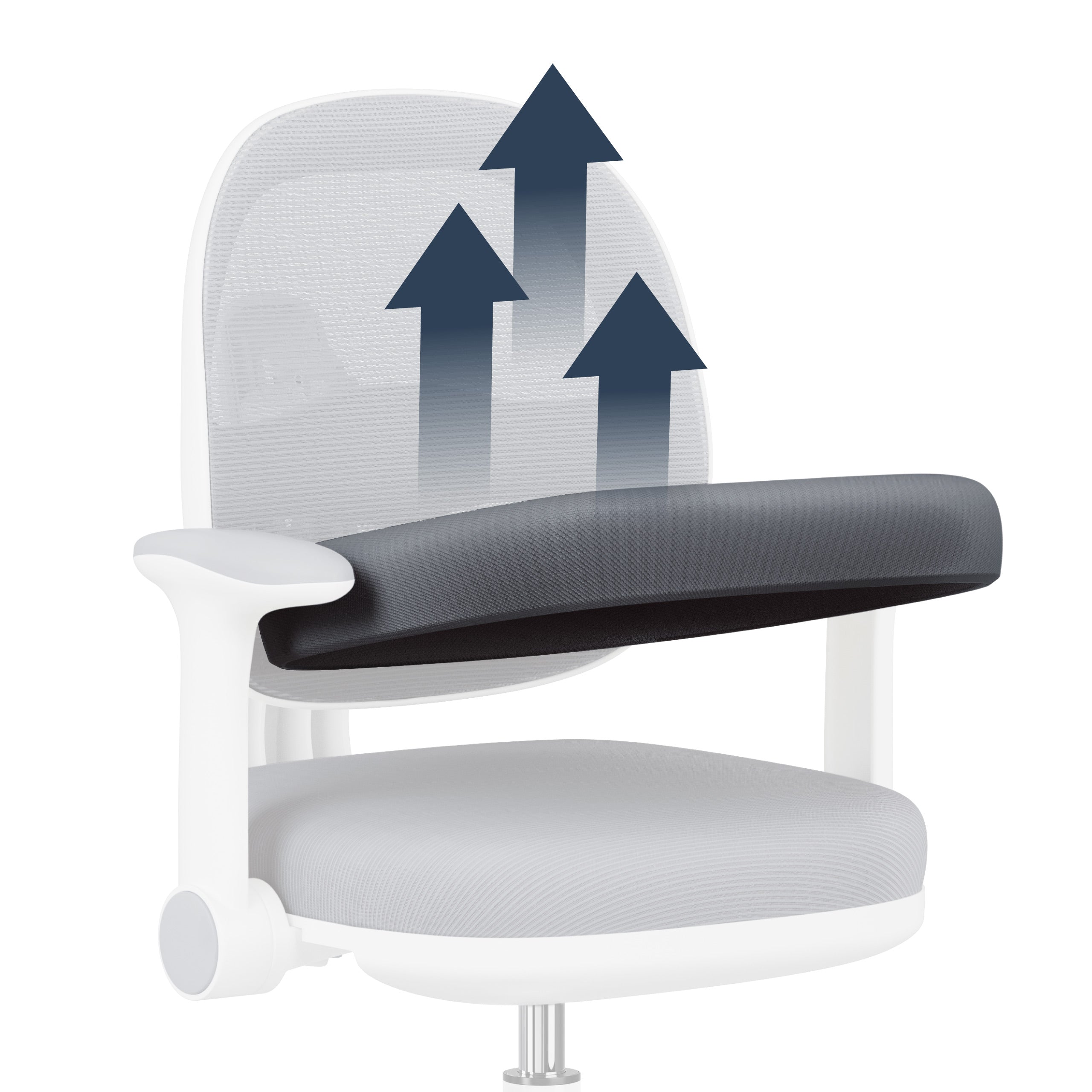 Ergonomická detská kancelárska stolička Mark Adler Junior 3.6 Grey