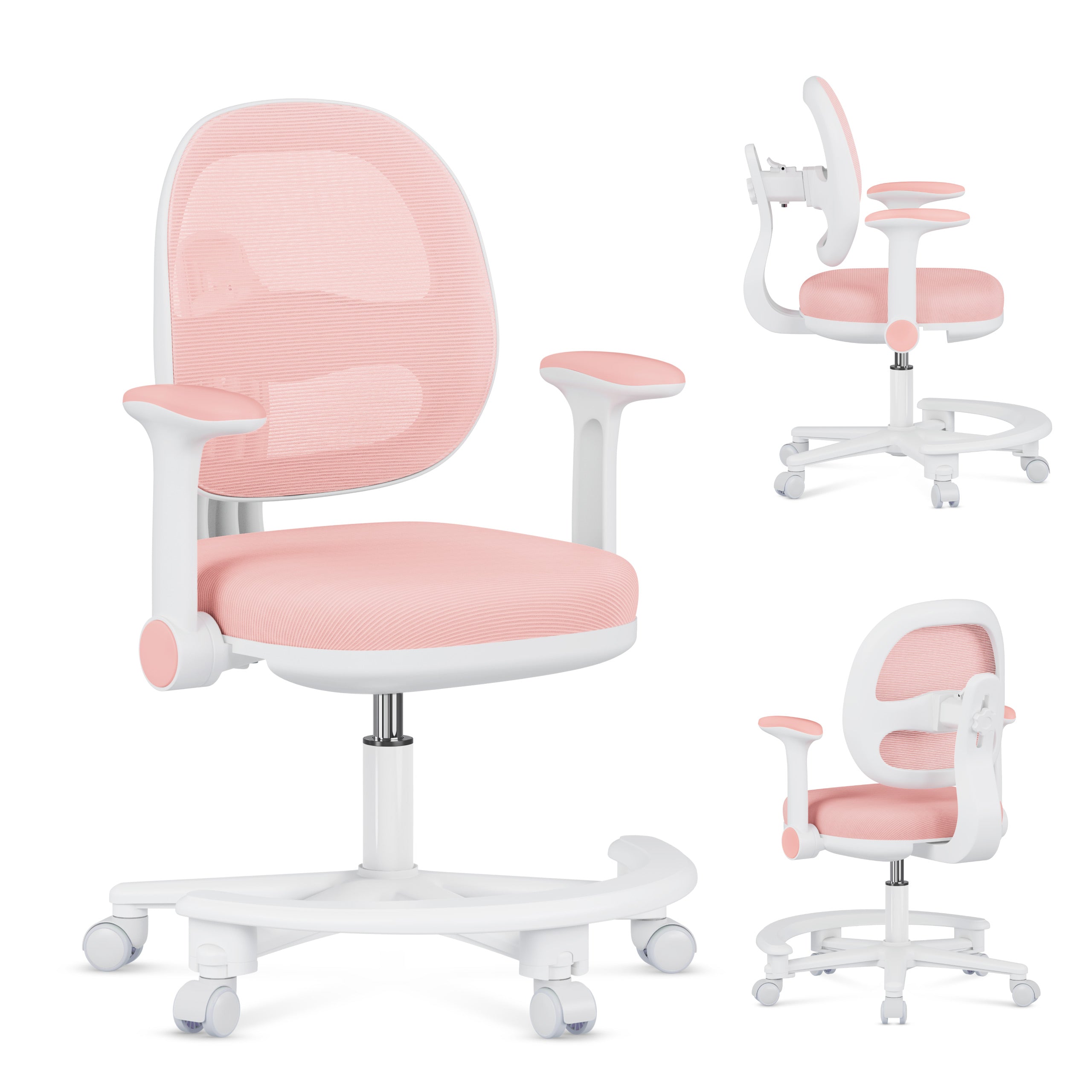 Ergonomické detské kreslo k písacímu stolu Mark Adler Junior 3.6 Pink