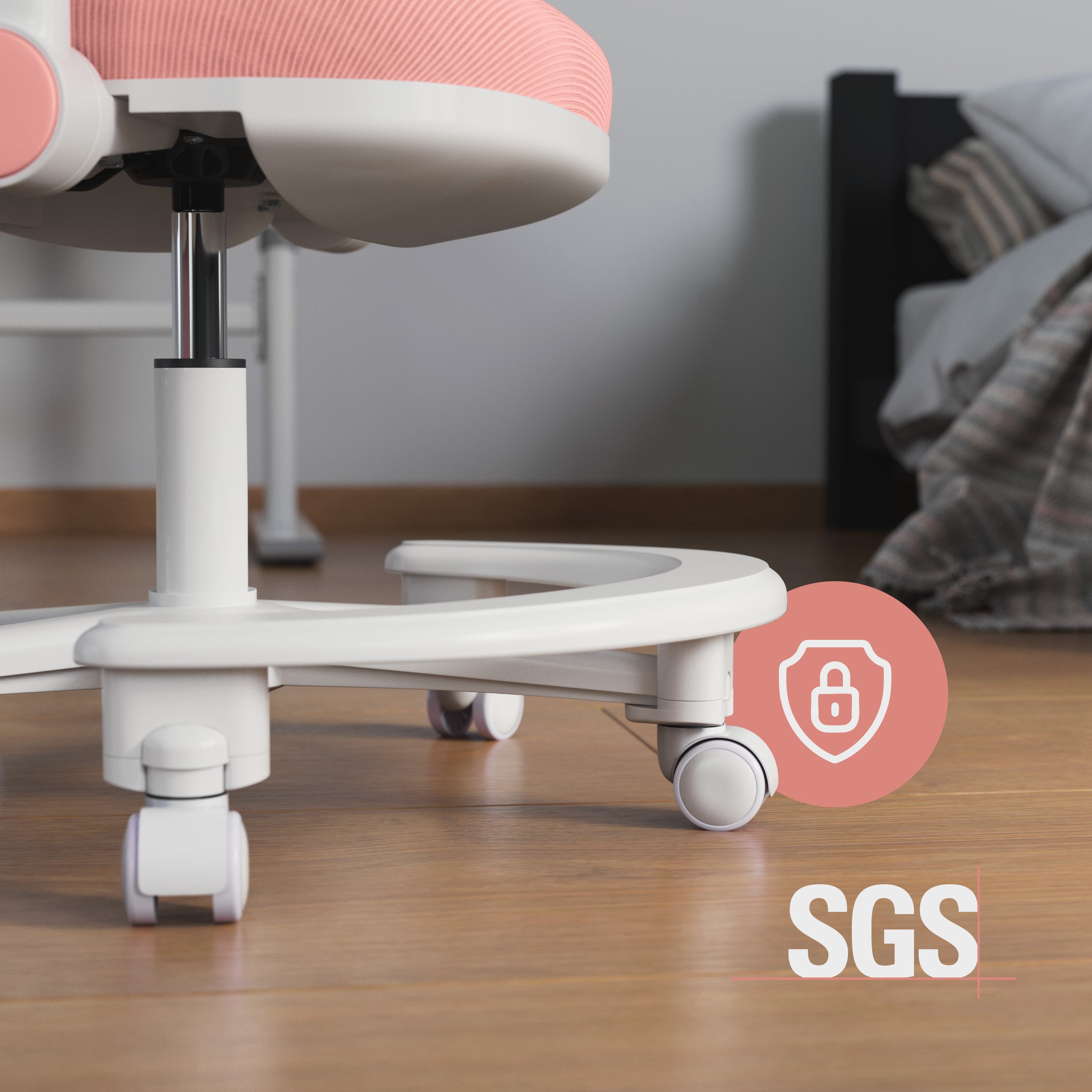 Ergonomické detské kreslo k písacímu stolu Mark Adler Junior 3.6 Pink