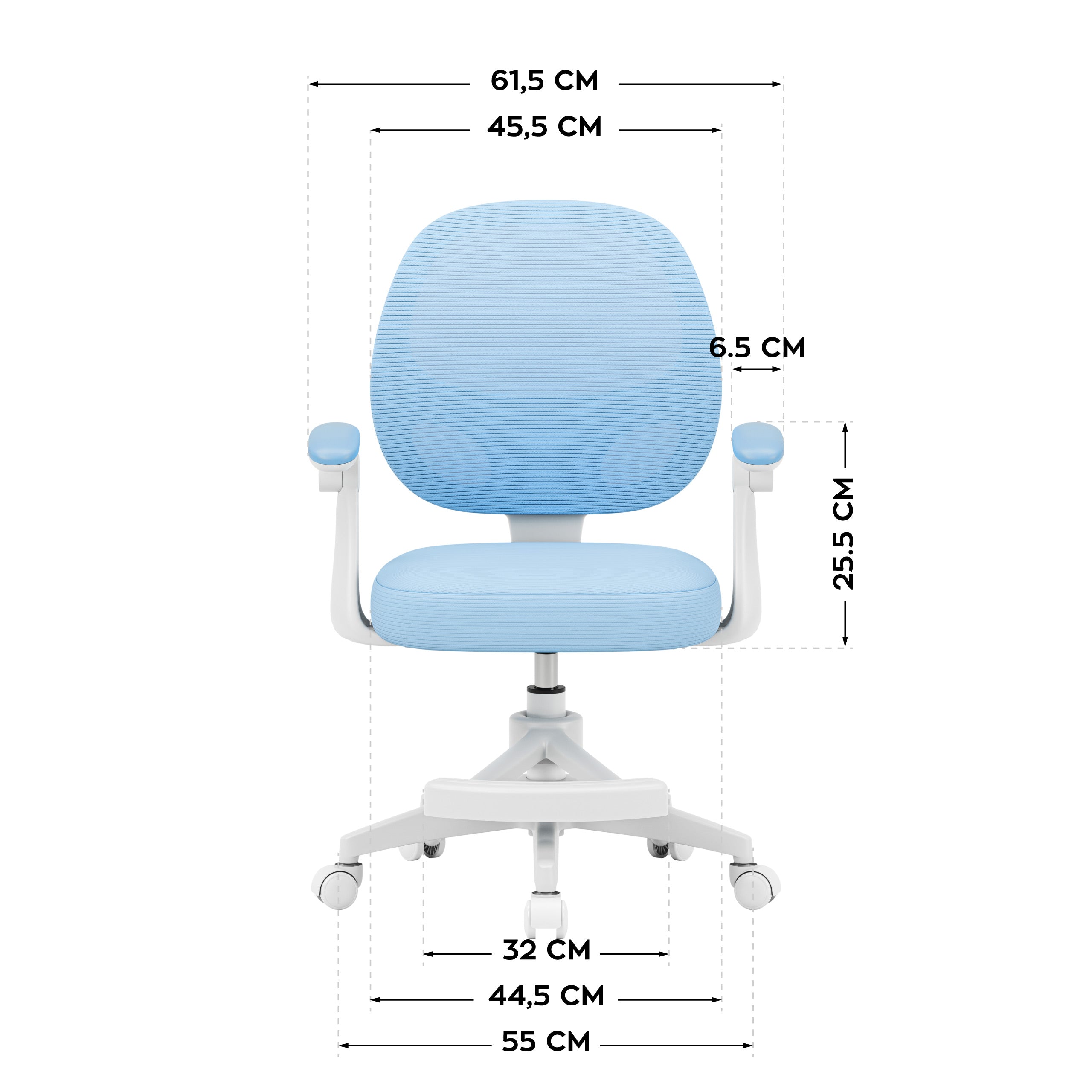 Detské otočné kreslo Mark Adler Junior 3.1 Blue