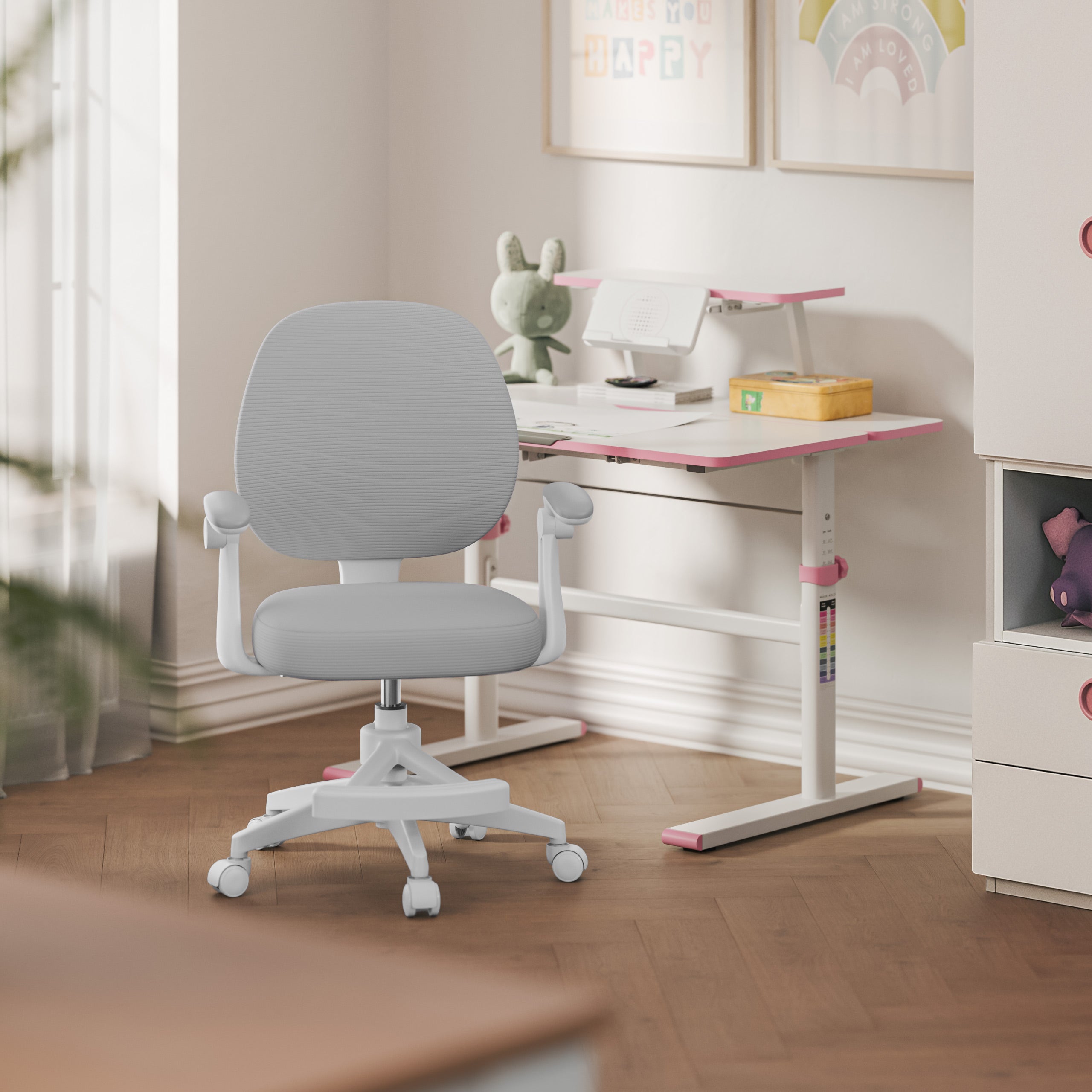 Detské otočné kreslo Mark Adler Junior 3.1 Grey