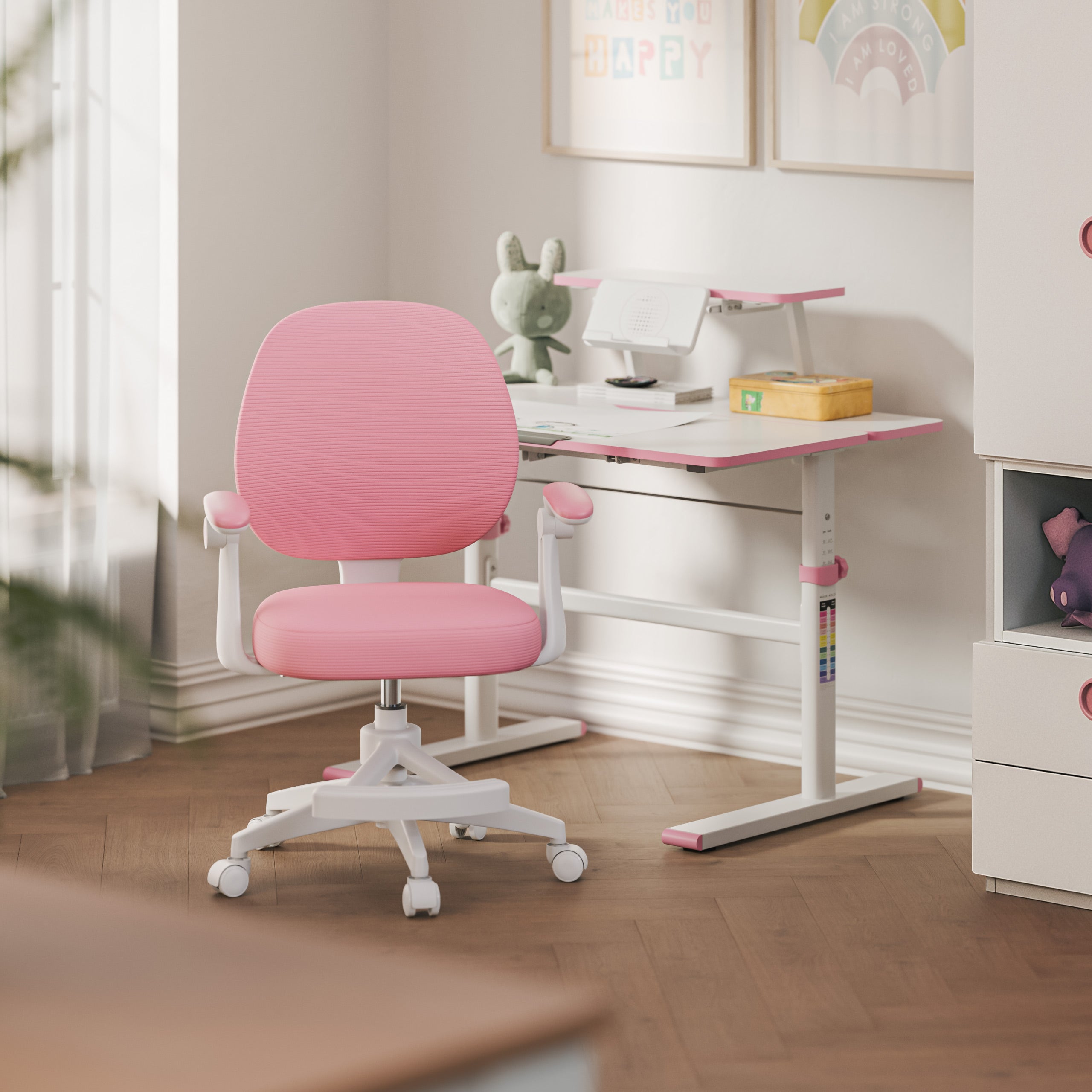 Detské otočné kreslo Mark Adler Junior 3.1 Pink