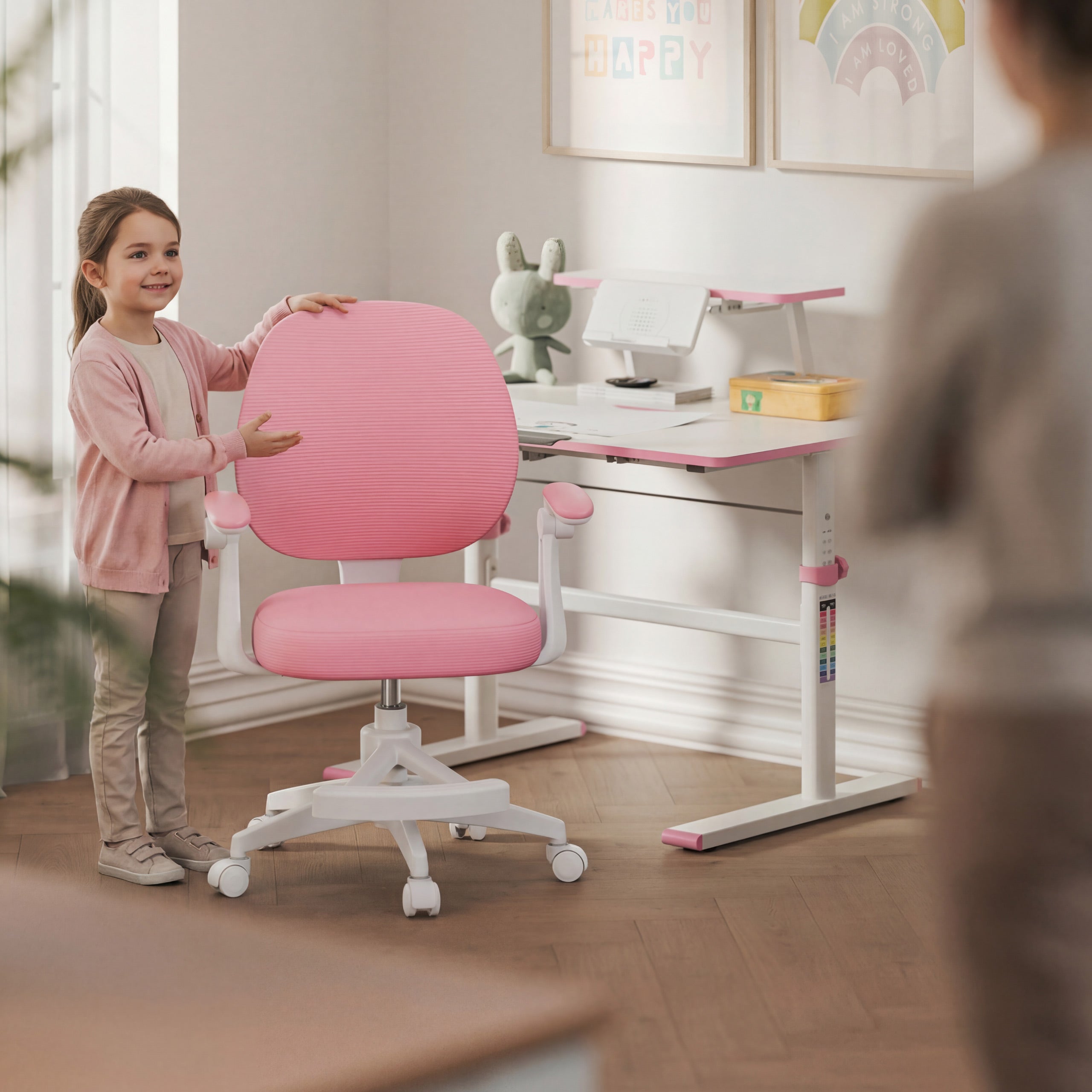 Detské otočné kreslo Mark Adler Junior 3.1 Pink