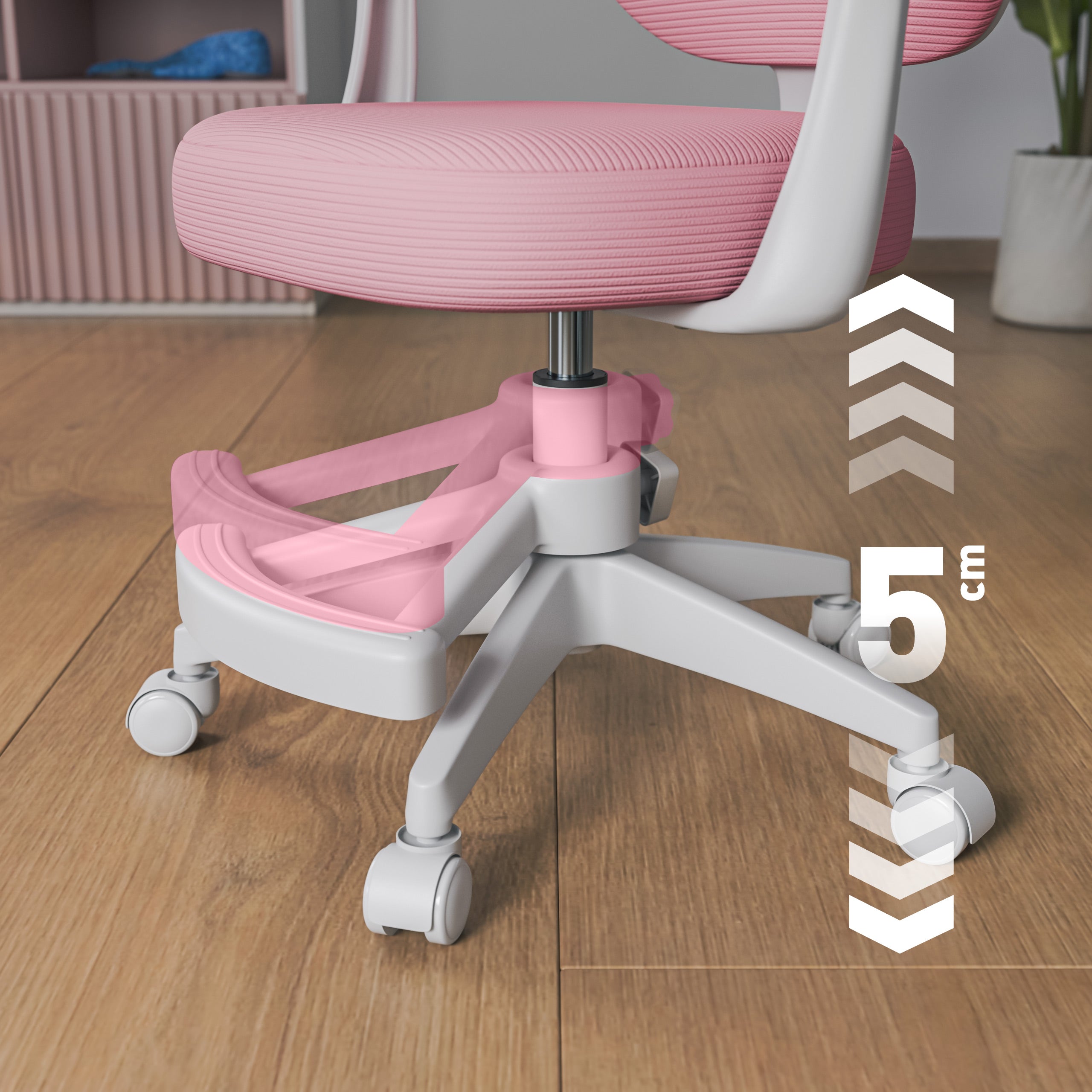 Detské otočné kreslo Mark Adler Junior 3.1 Pink