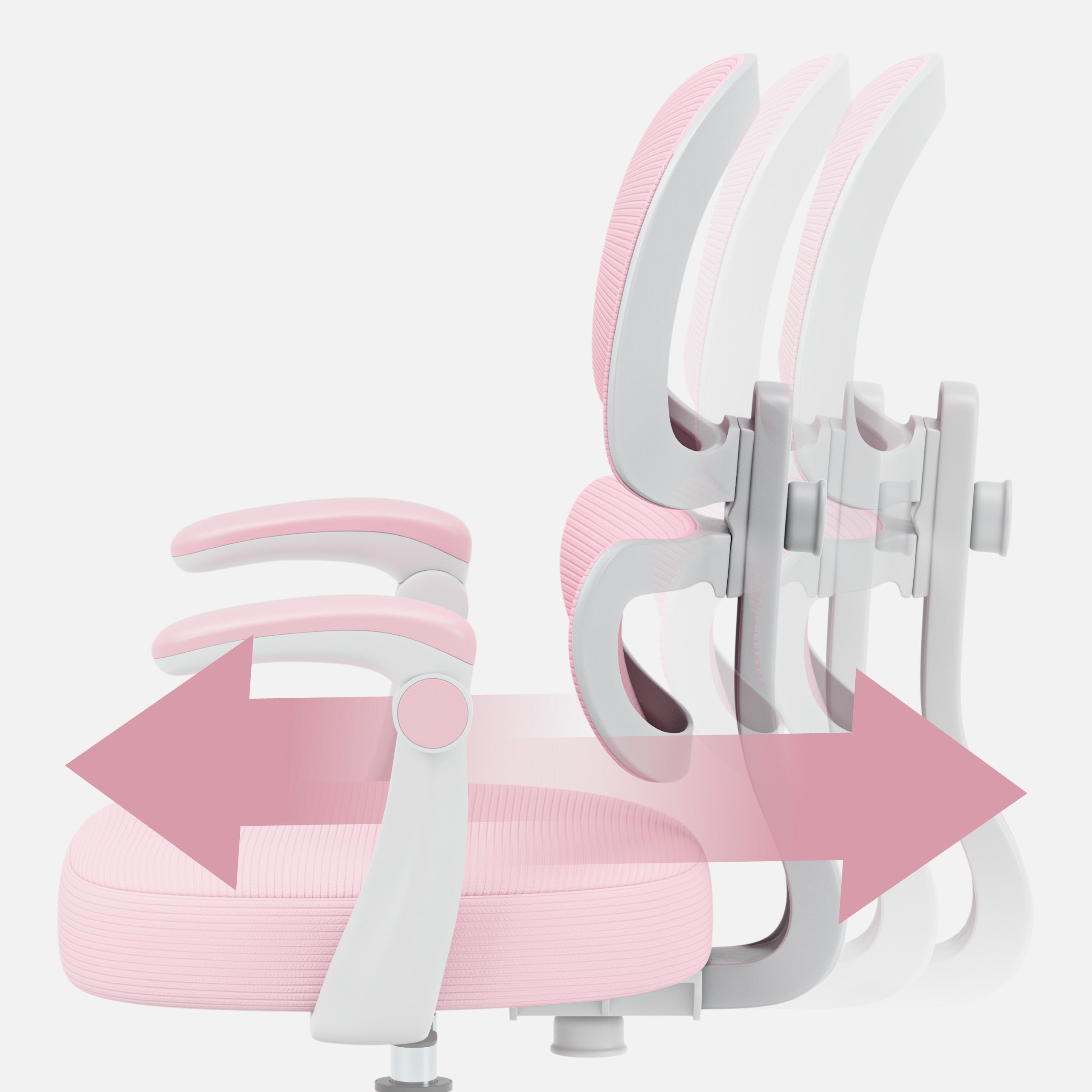 Ergonomické detské kreslo Mark Adler Junior 4.4 Pink