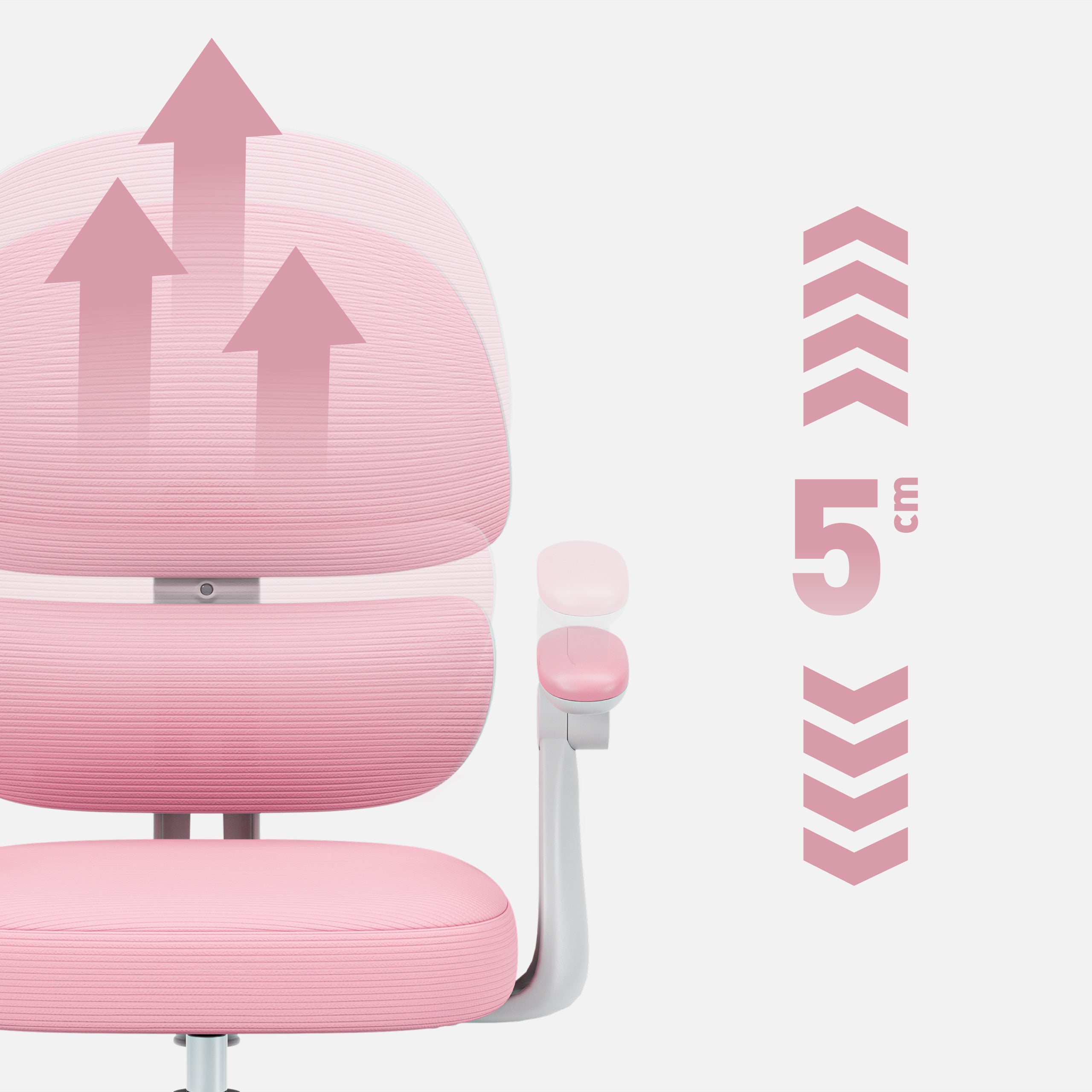 Ergonomické detské kreslo Mark Adler Junior 4.4 Pink