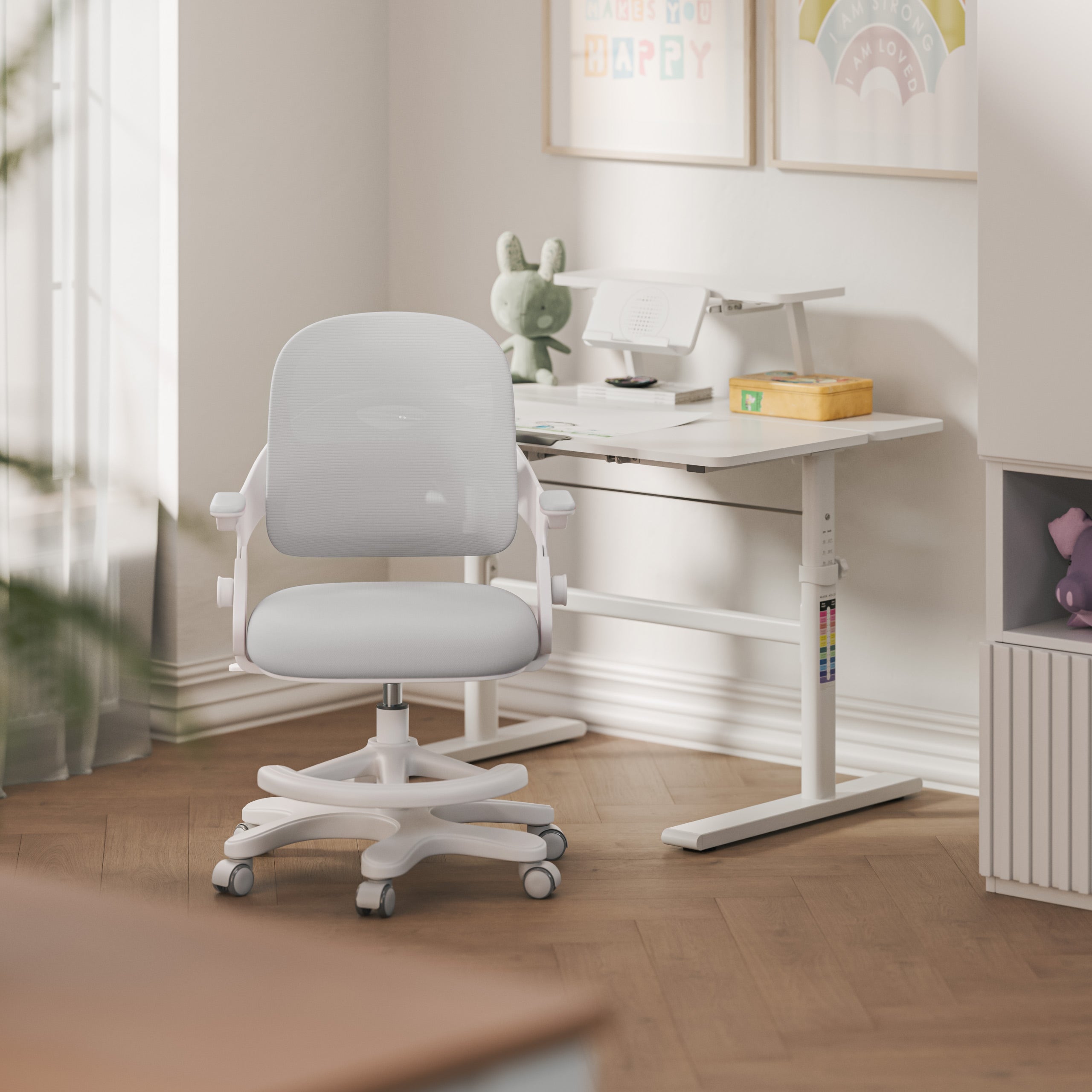 Detské kreslo k písacímu stolu Mark Adler Junior 4.3 Grey