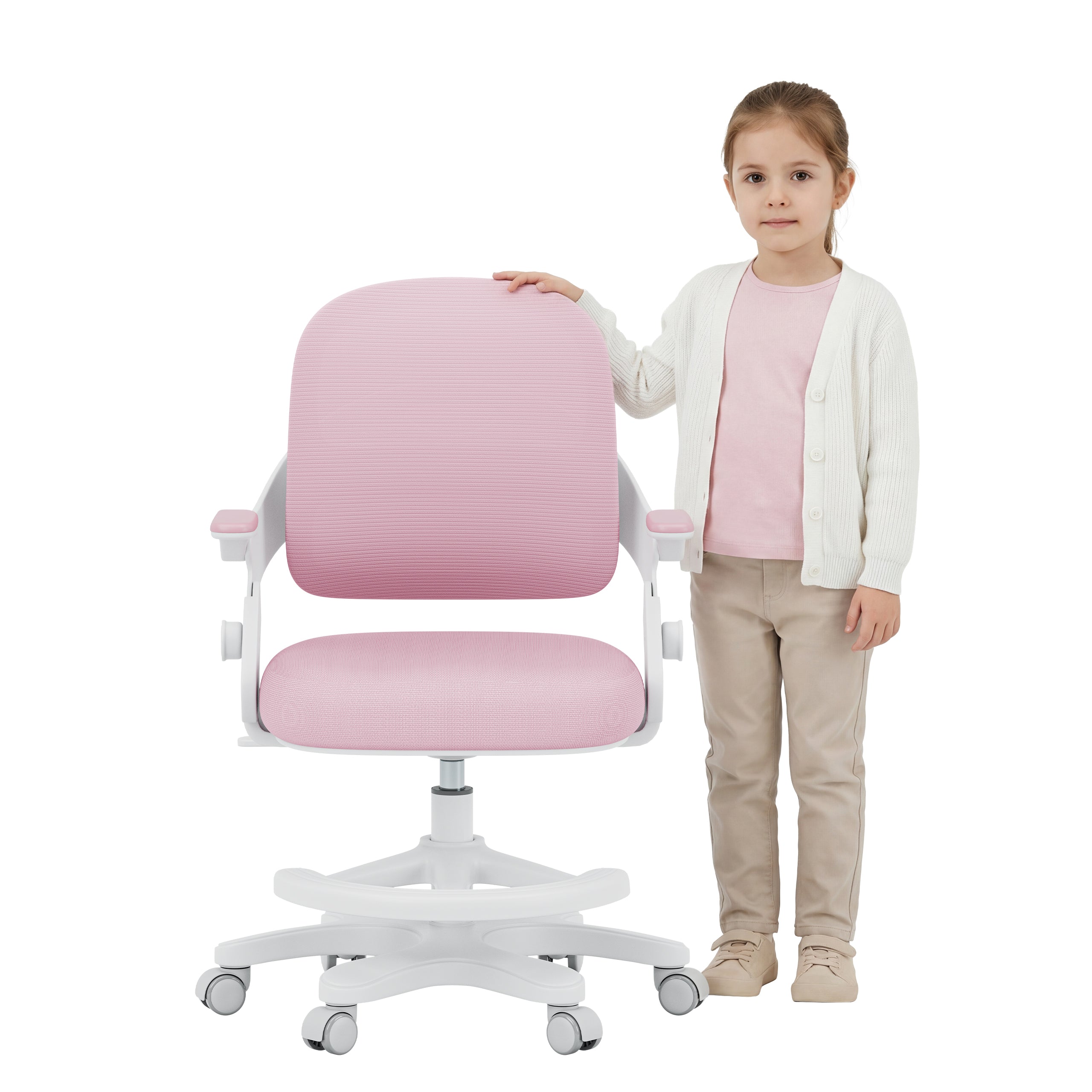 Detské kreslo k písacímu stolu Mark Adler Junior 4.3 Pink