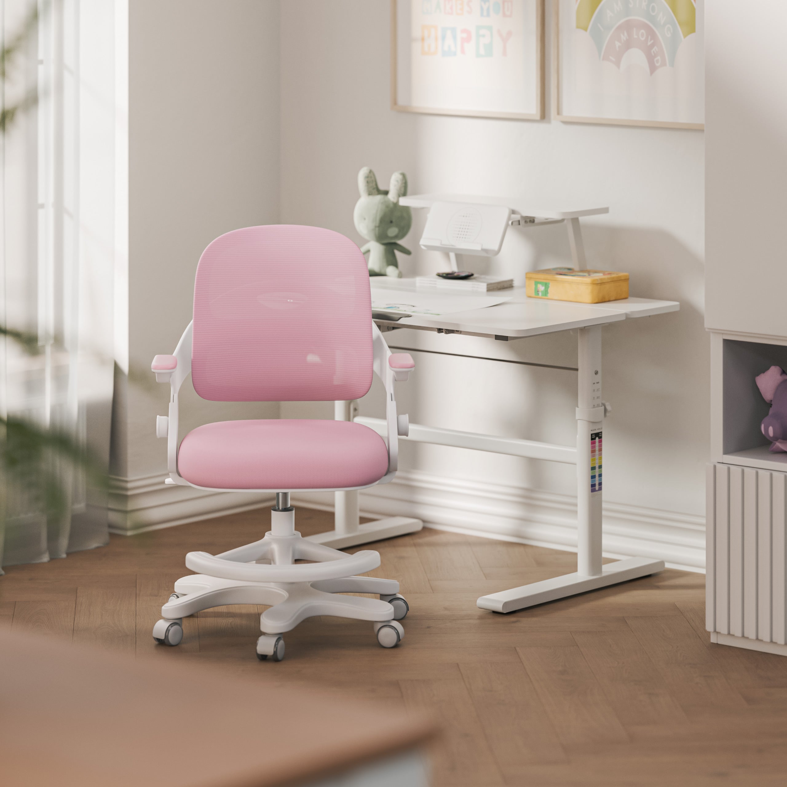 Detské kreslo k písacímu stolu Mark Adler Junior 4.3 Pink