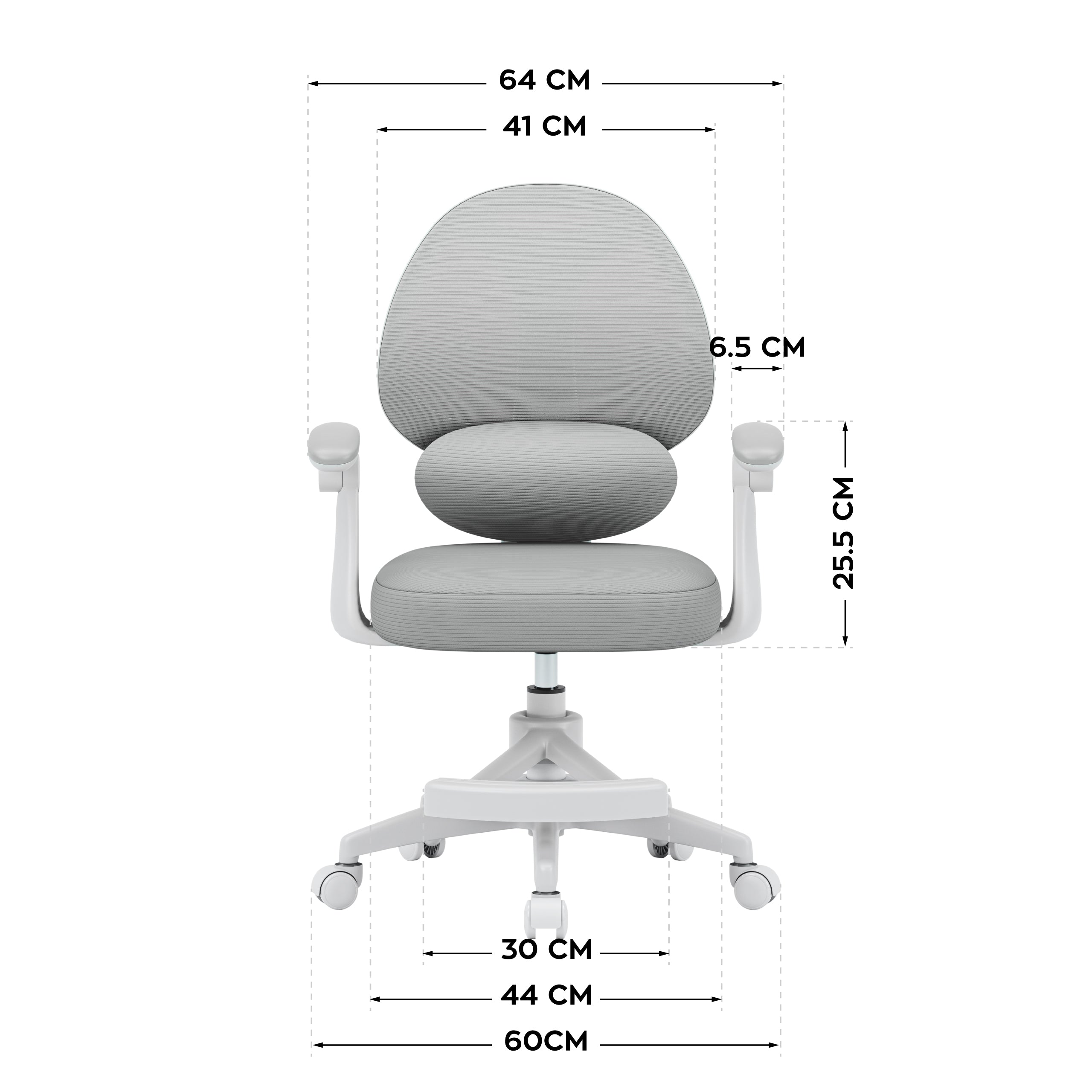 Polohovateľné detské kreslo Mark Adler Junior 4.5 Grey