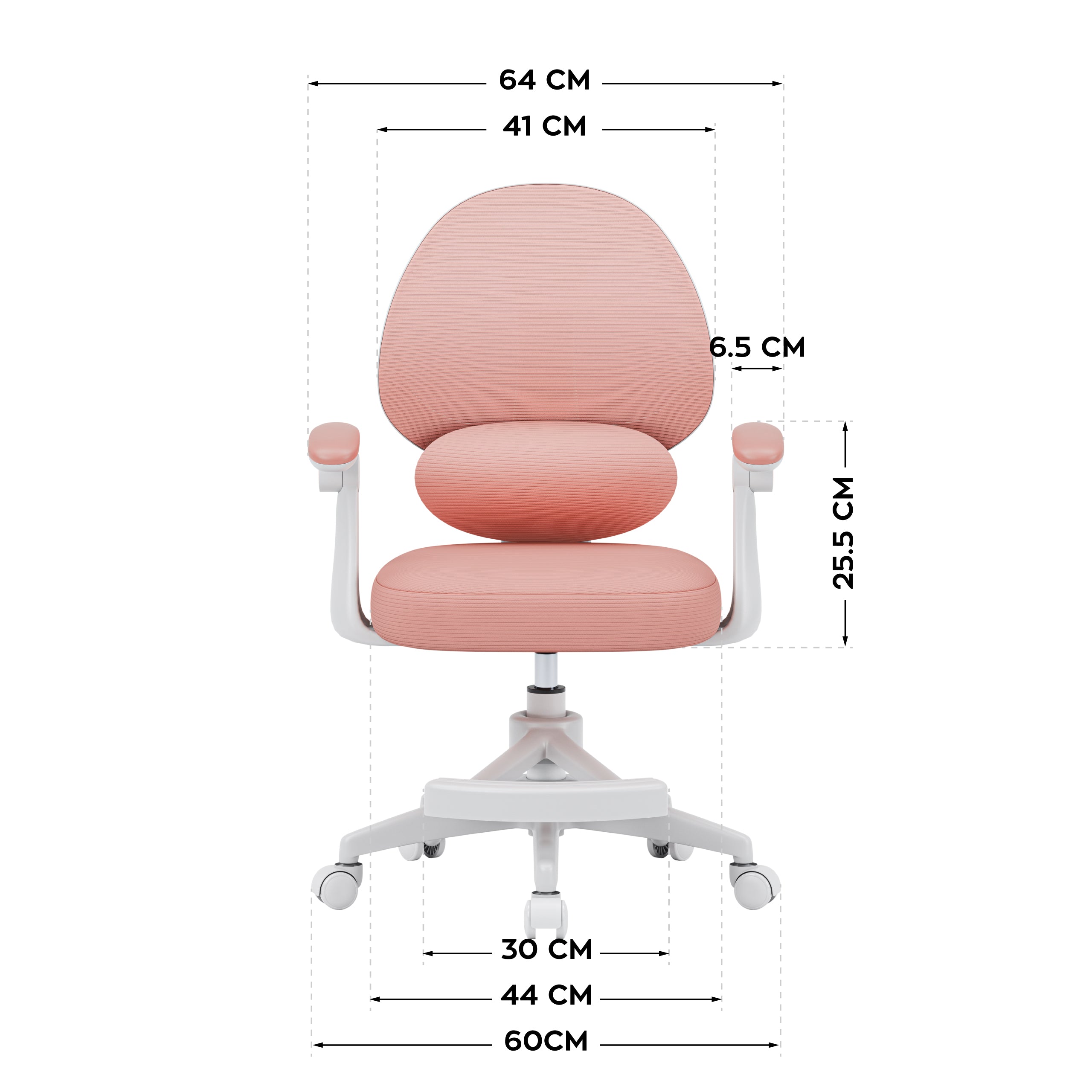 Polohovateľné detské kreslo Mark Adler Junior 4.5 Pink