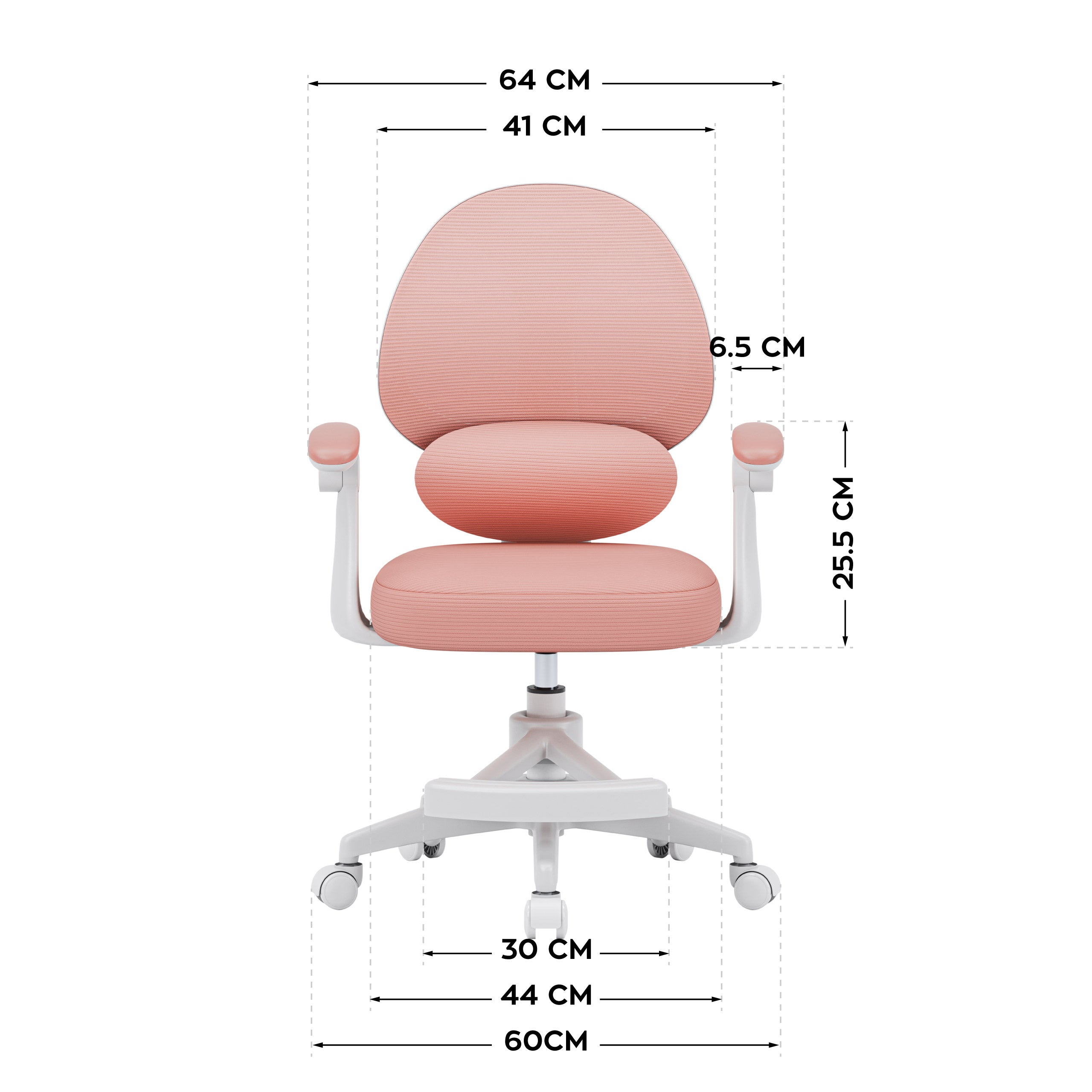 Polohovateľné detské kreslo Mark Adler Junior 4.5 Pink