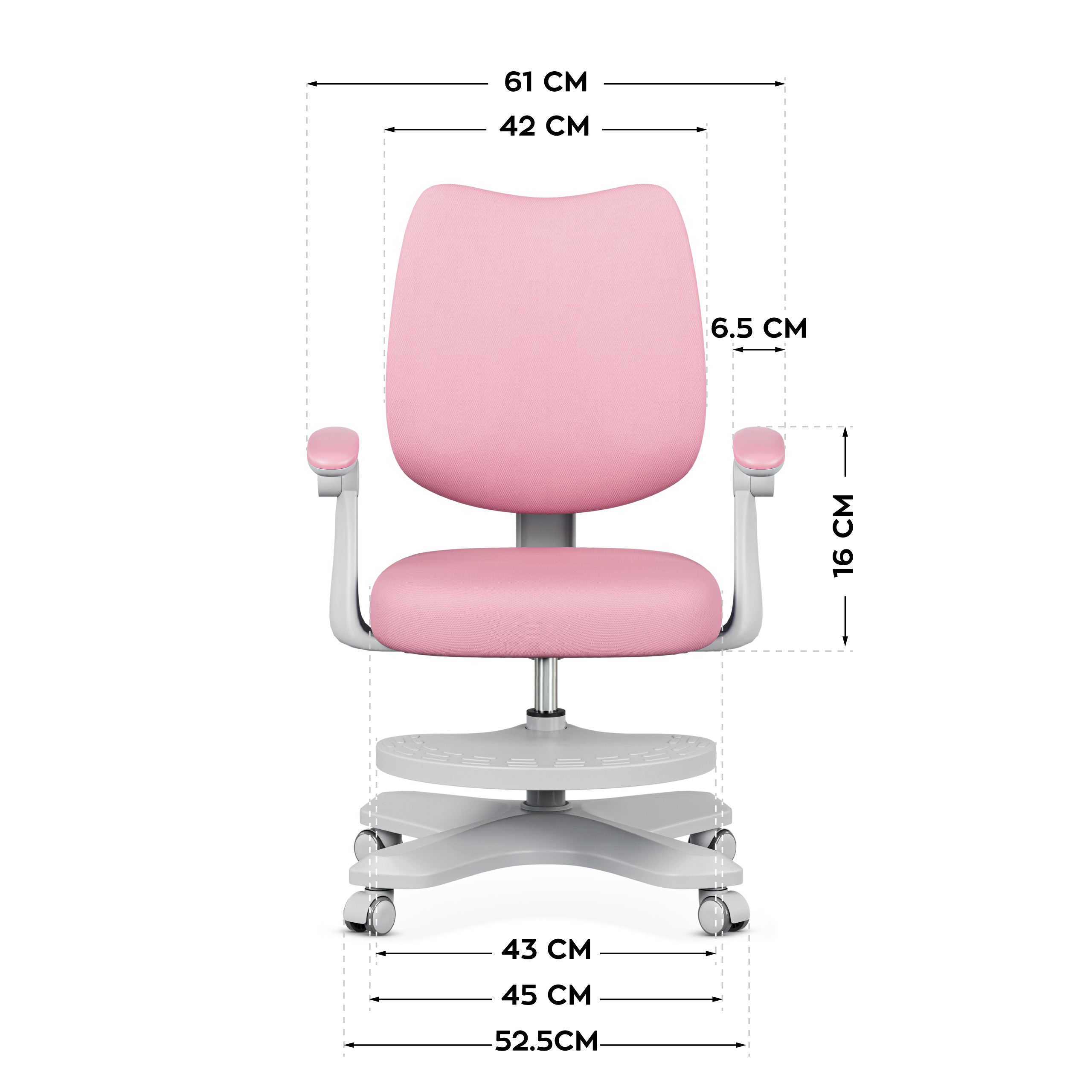 Ergonomické detské kreslo Mark Adler Junior 4.6 Pink