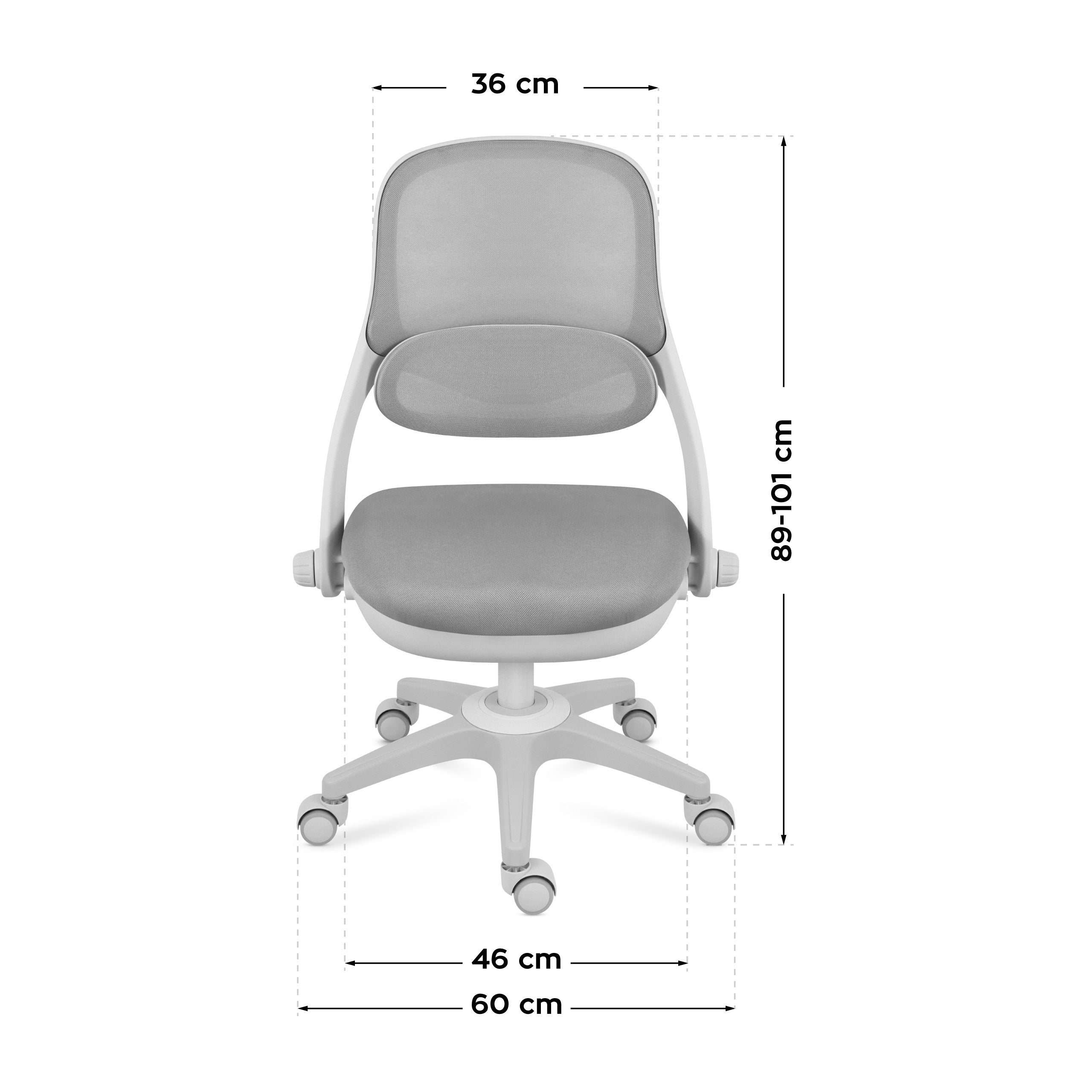 Detské otočné kreslo Mark Adler Junior 4.7 Grey