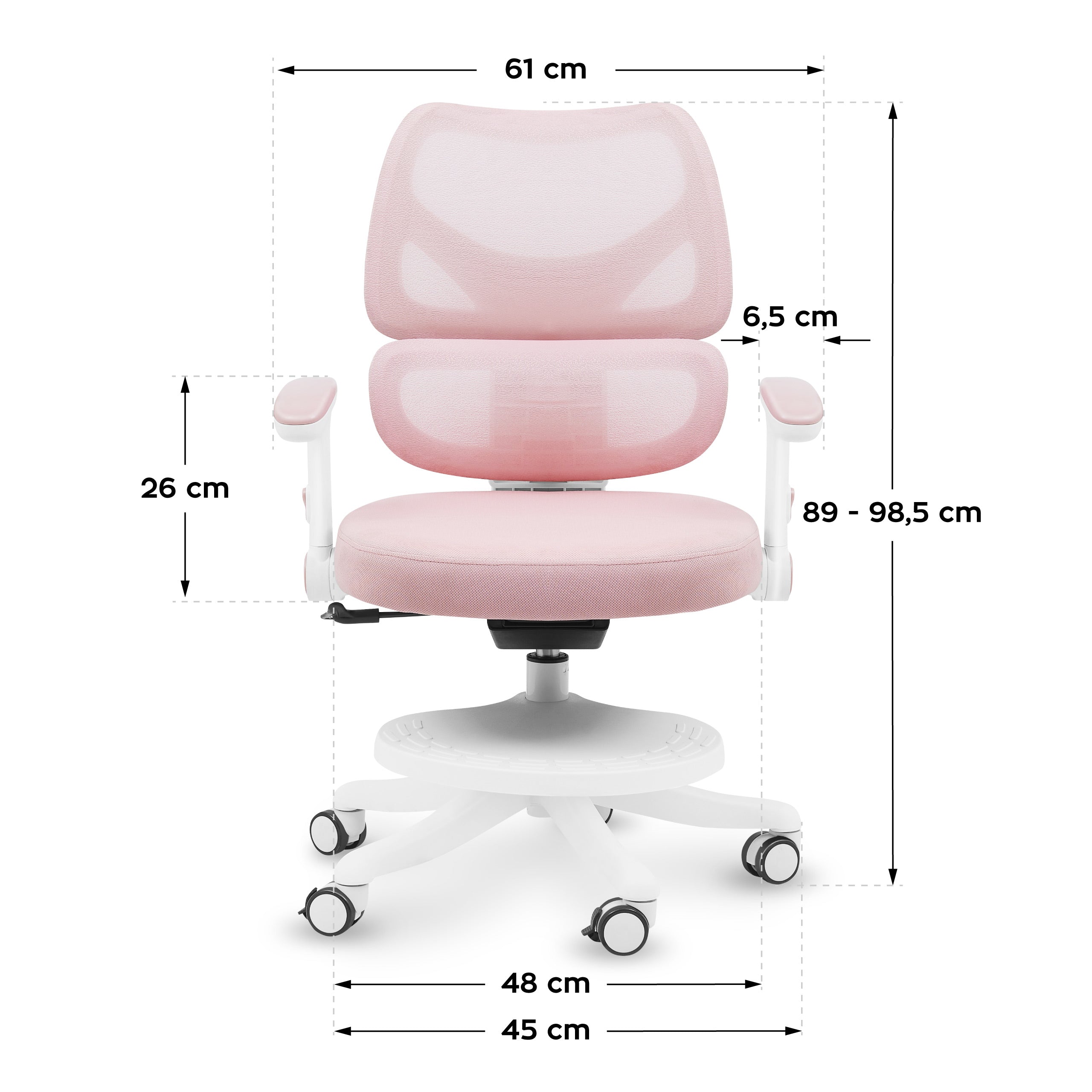 Otočné kreslo Mark Adler Junior 5.3 Pink
