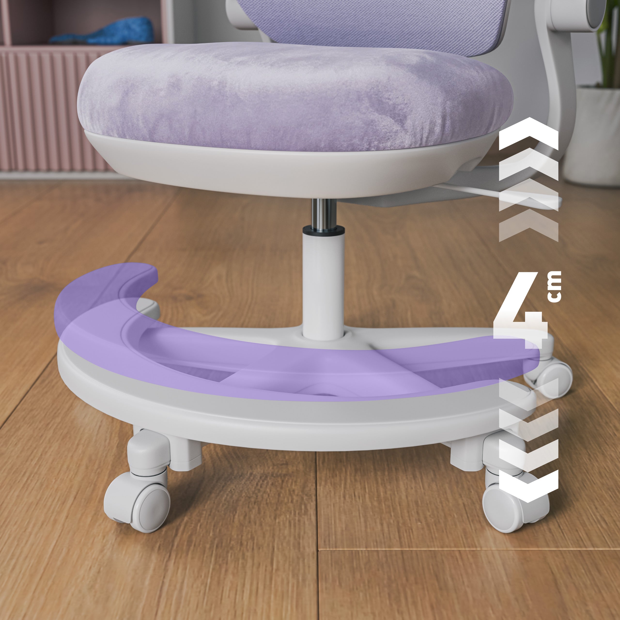 Detské kreslo k písacímu stolu Mark Adler Junior 5.7 Purple