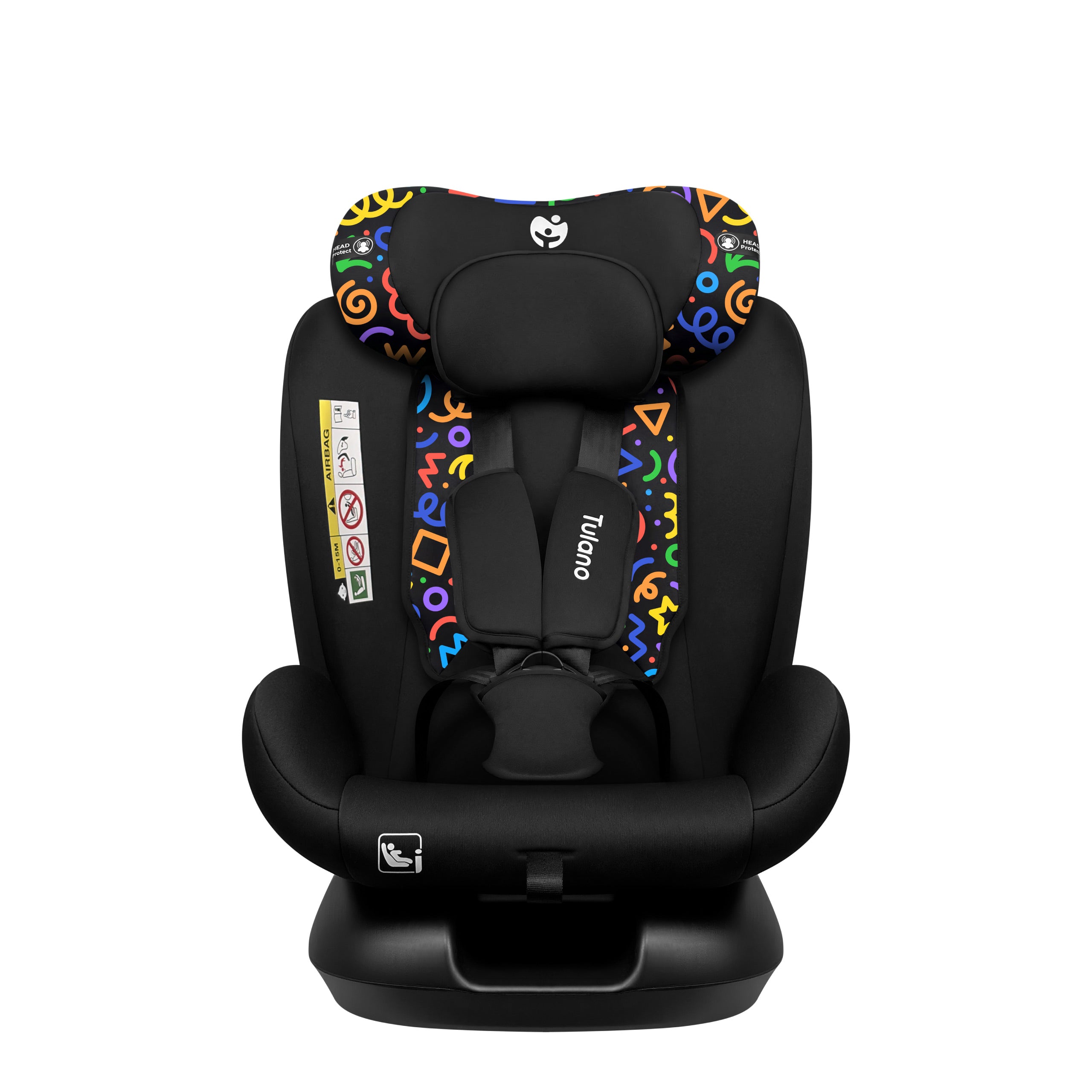 Detská autosedačka Tulano Loom 15 Black Loco