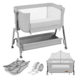 Doplnková detská postieľka 3 v 1 Tulano Dream 50 Light-Grey
