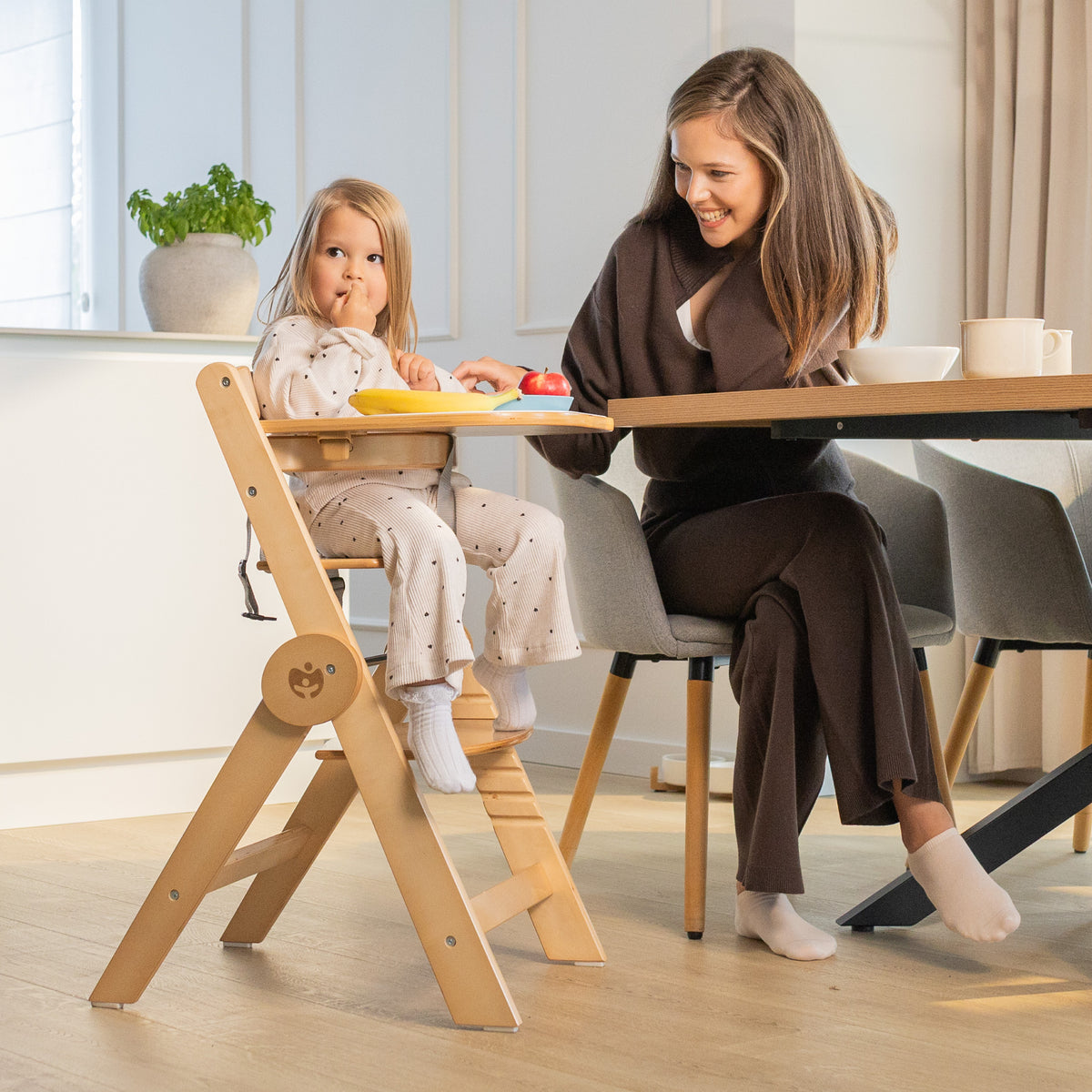 Drevená detská stolička Tulano Morsel 45 Natural