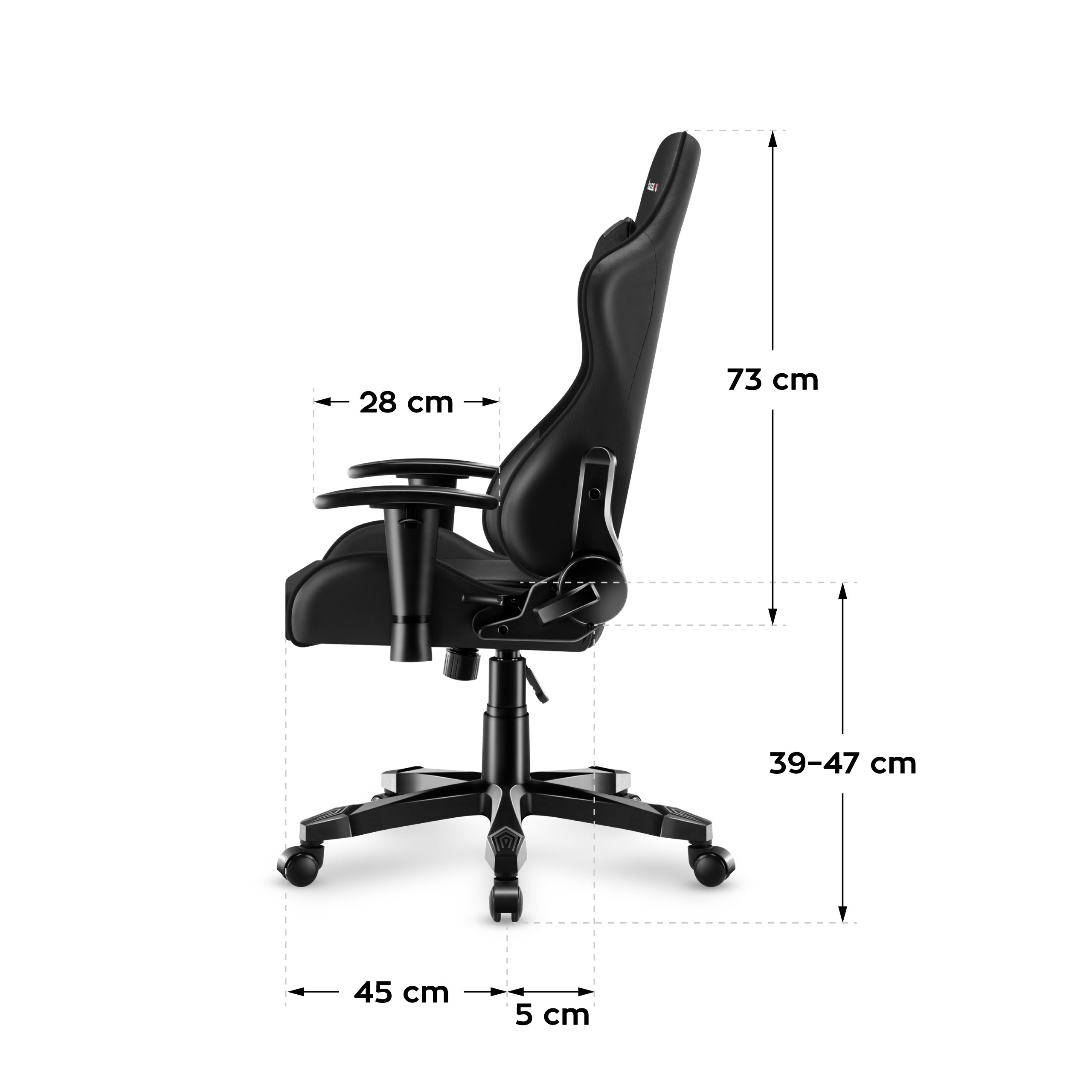 Detské herné kreslo HUZARO RANGER 6.0 Black