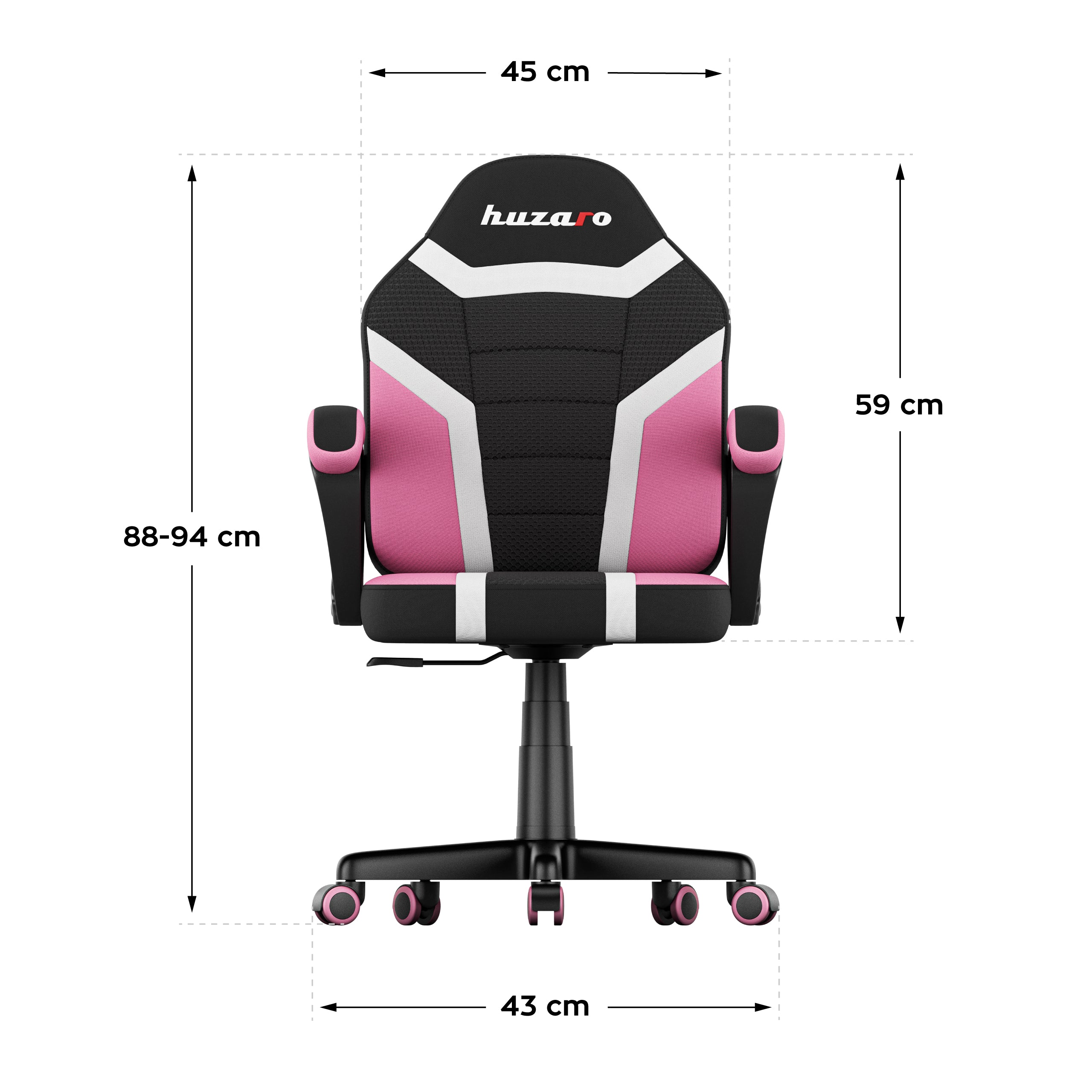 Detské herné kreslo HUZARO RANGER 1.0 Pink Mesh
