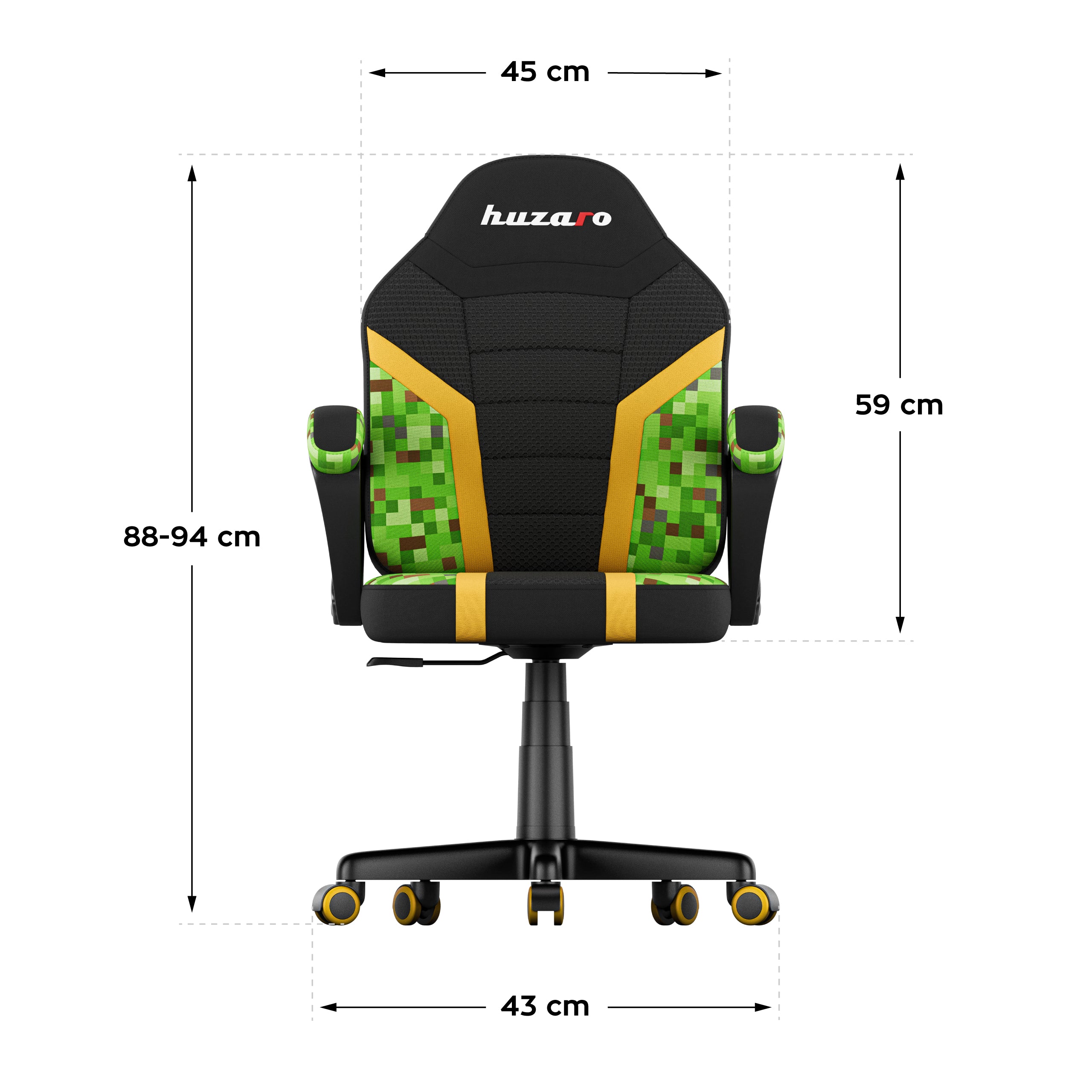 Detské herné kreslo HUZARO RANGER 1.0 Pixel Mesh