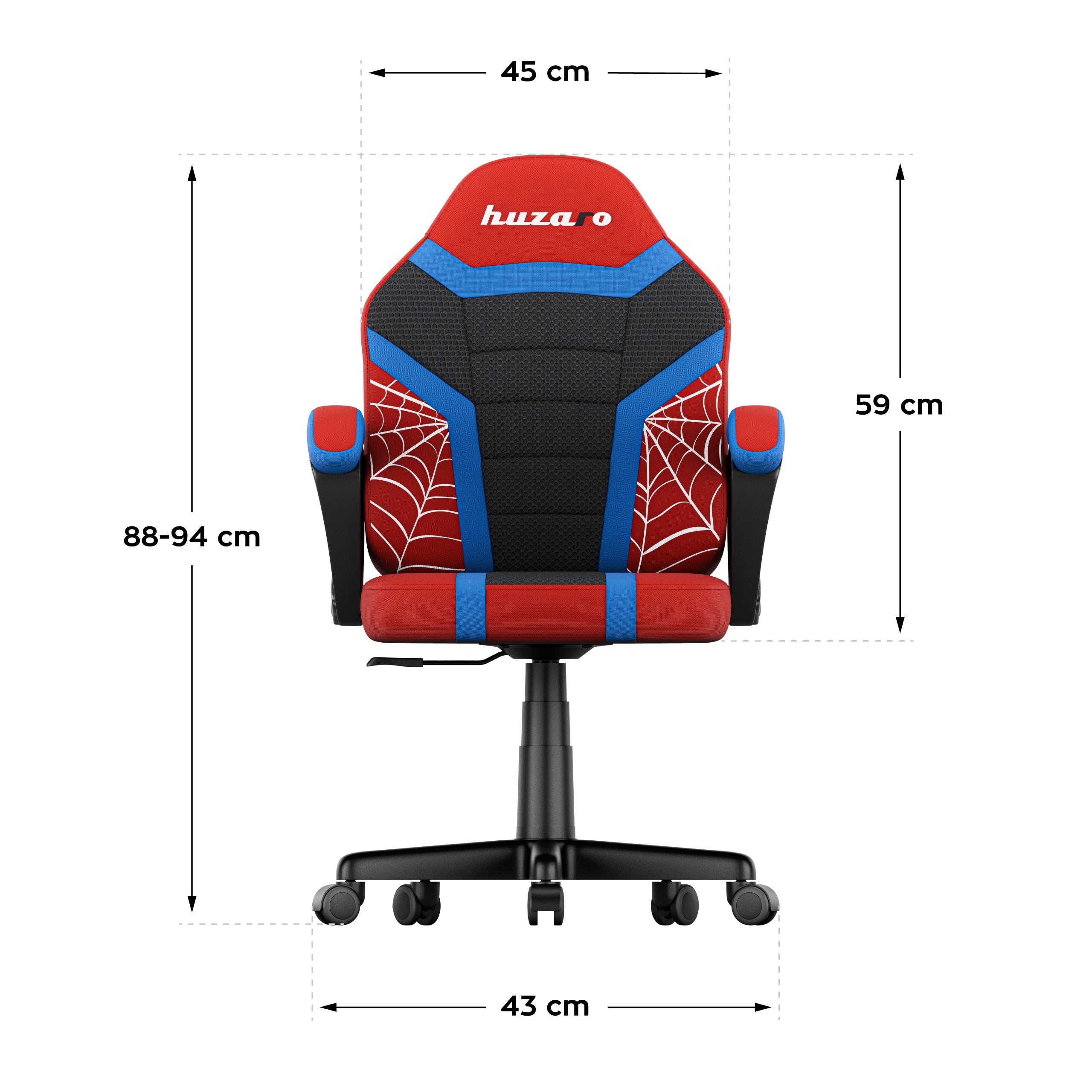Detské herné kreslo Huzaro Ranger 1.0 Spider Mesh